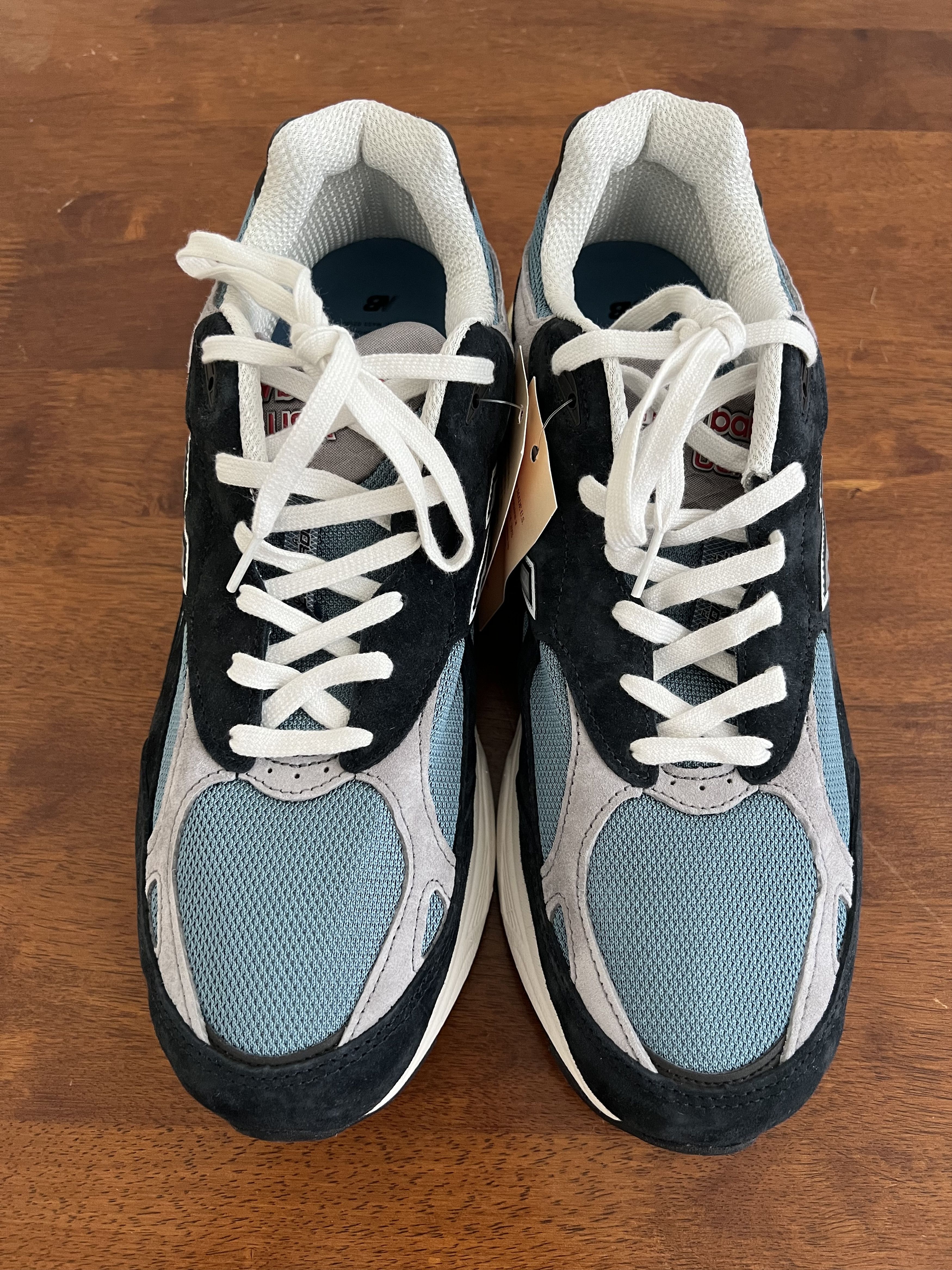 New Balance 💚 2022 New Balance Made In USA 990v3 Teddy Santis Navy Size US 13 / EU 46 - 4 Thumbnail