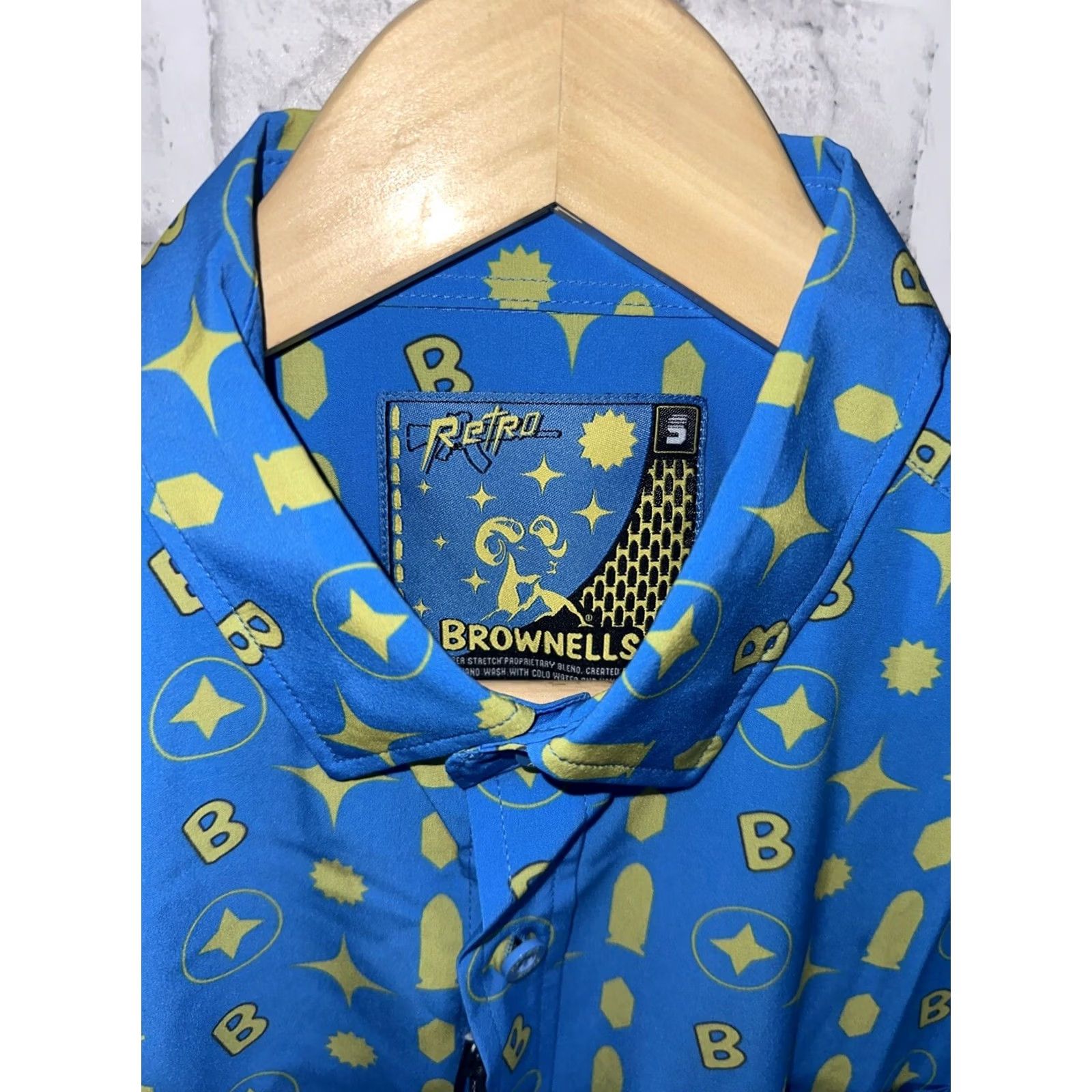 Etro VINTAGE Retro Rifle Shirt Mens S Blue Brownells Collab Button Ammo Bullet NEW Size US S / EU 44-46 / 1 - 2 Thumbnail