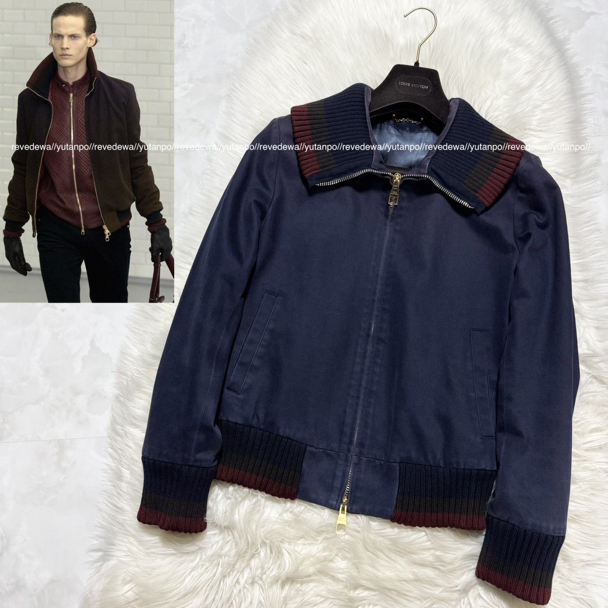 Louis Vuitton LV x YK All Over Pumpkin Denim Blouson | Grailed