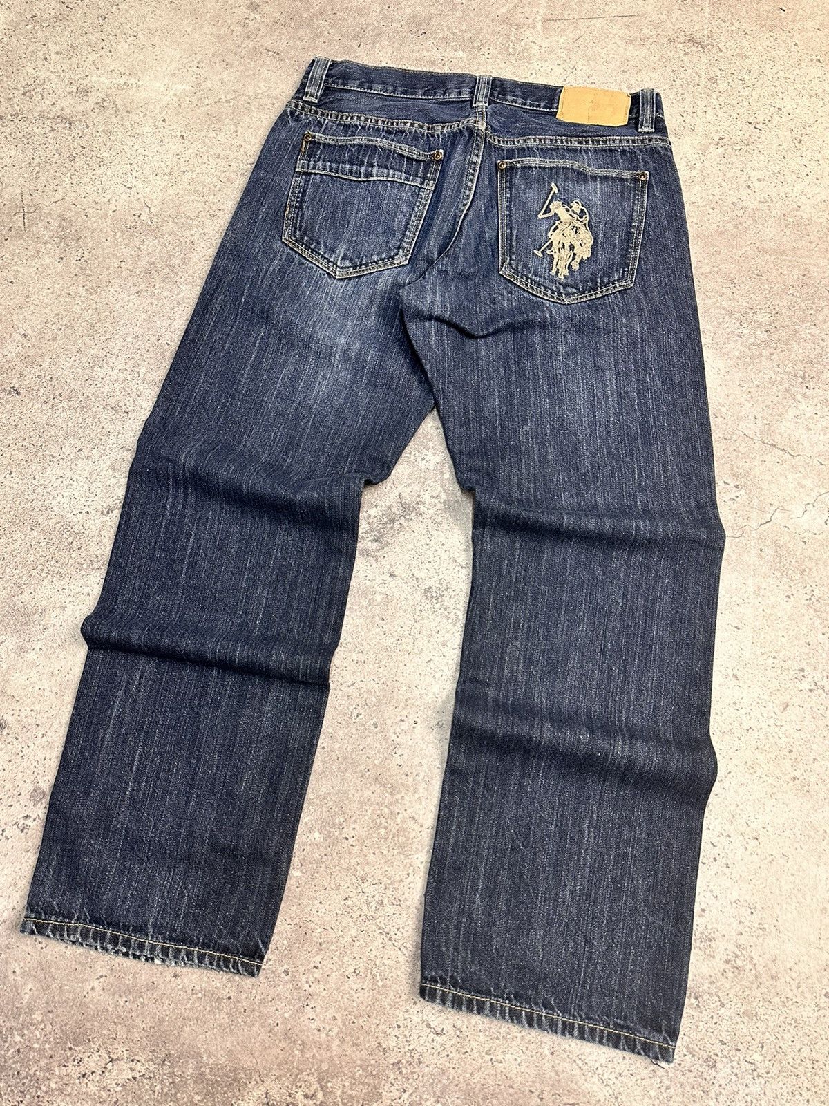U.S. Polo Assn. Vintage Polo Ralph Lauren Cargo Pants Baggy Purple Lable Size US 32 / EU 48 - 9 Thumbnail