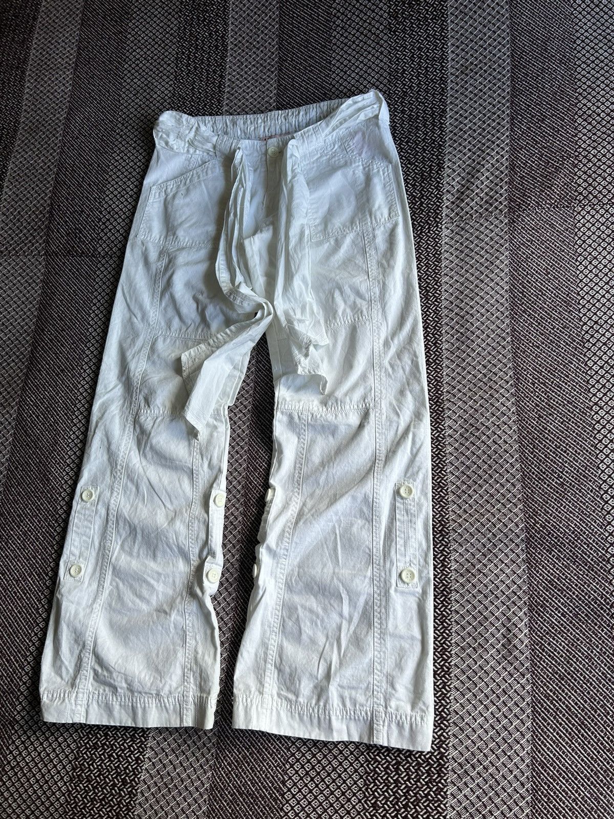 YAYA YaYa Vintage Avantgarde Pants Hype Y2K Unisex Streetwear 40 Size 27" / US 4 / IT 40 - 2 Thumbnail
