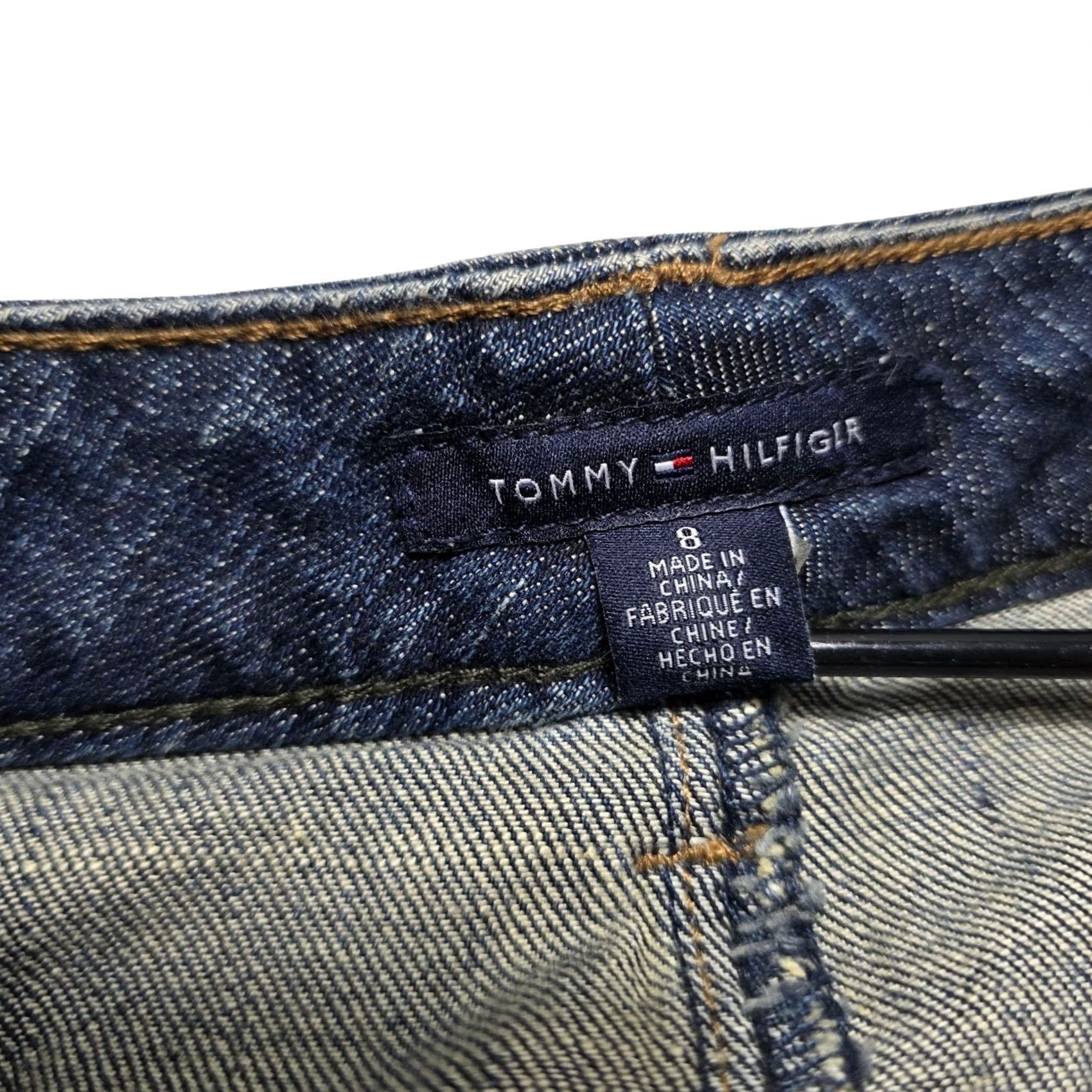 Tommy Hilfiger Tommy Hilfiger Women’s Size 8 Dark Blue Denim Jean Skirt Y2k A-Line Short 80s Vintage? Size 30" / US 8 / IT 44 - 3 Thumbnail
