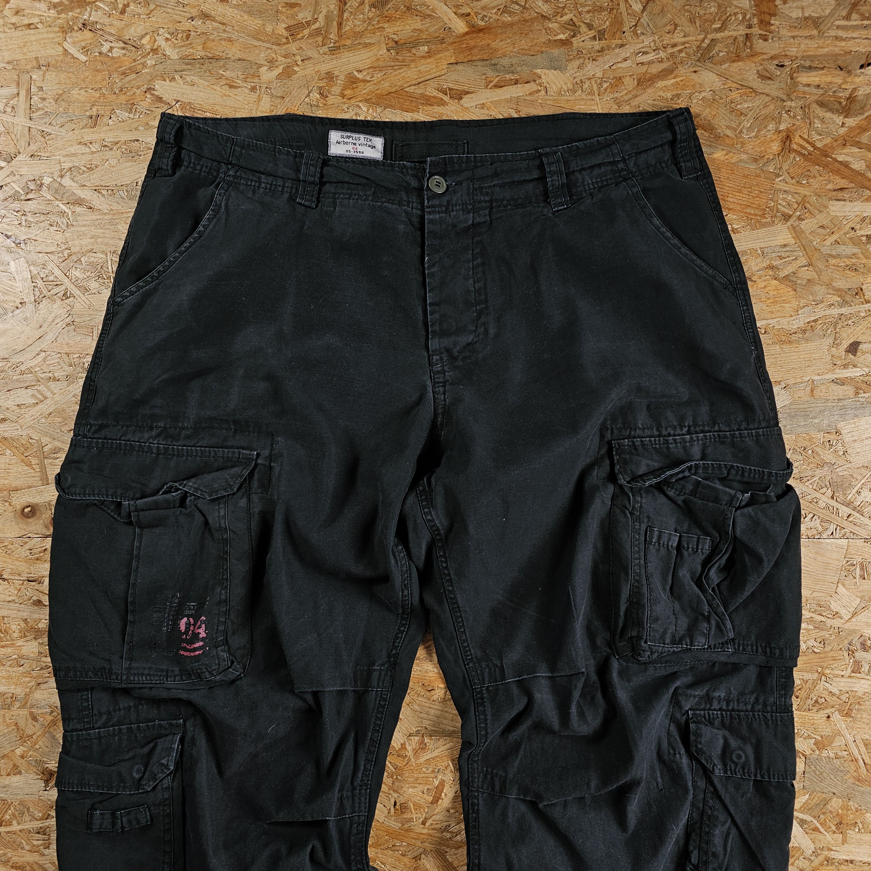 Japanese Brand × Vintage SURPLUS TEX UTILITY CARGO PANTS TROUSERS Y2K BAGGY Size US 42 / EU 58 - 3 Thumbnail