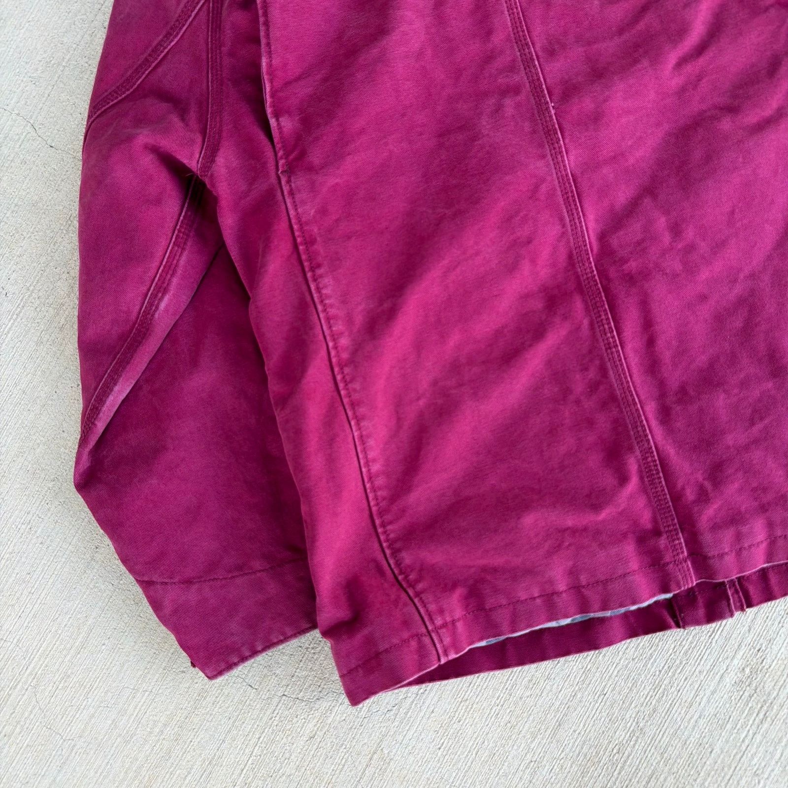 Carhartt × Vintage Carhartt WOMENS pink blanket lined chore work wear jacket Size US M / EU 48-50 / 2 - 7 Thumbnail