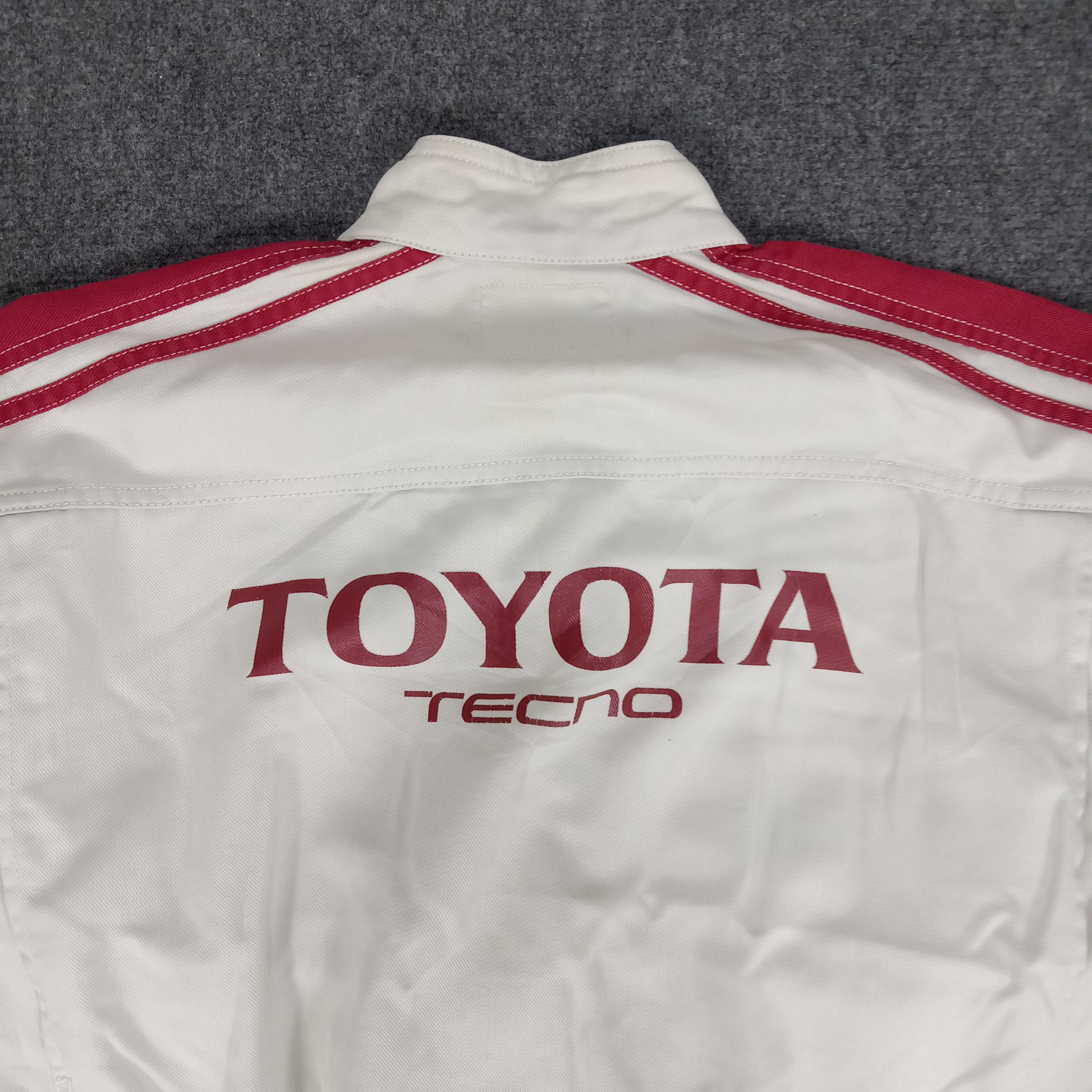 Japanese Brand × Vintage Toyota Tecno Japanese Racing Team Coverall Jacket Size US M / EU 48-50 / 2 - 2 Thumbnail