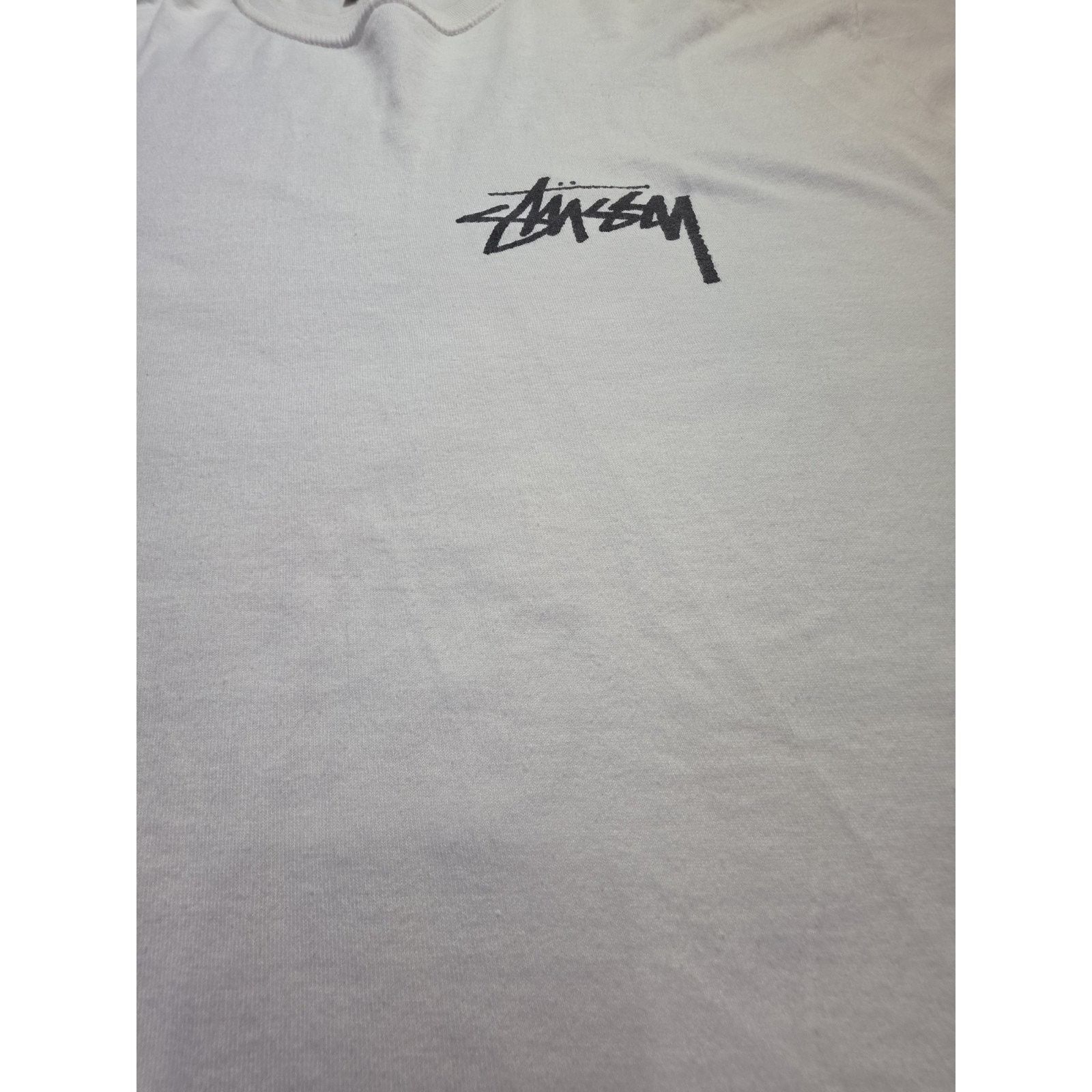 Stussy Stussy Workshop white Men's Short Sleeve T-Shirt Size XL Size US XL / EU 56 / 4 - 3 Thumbnail