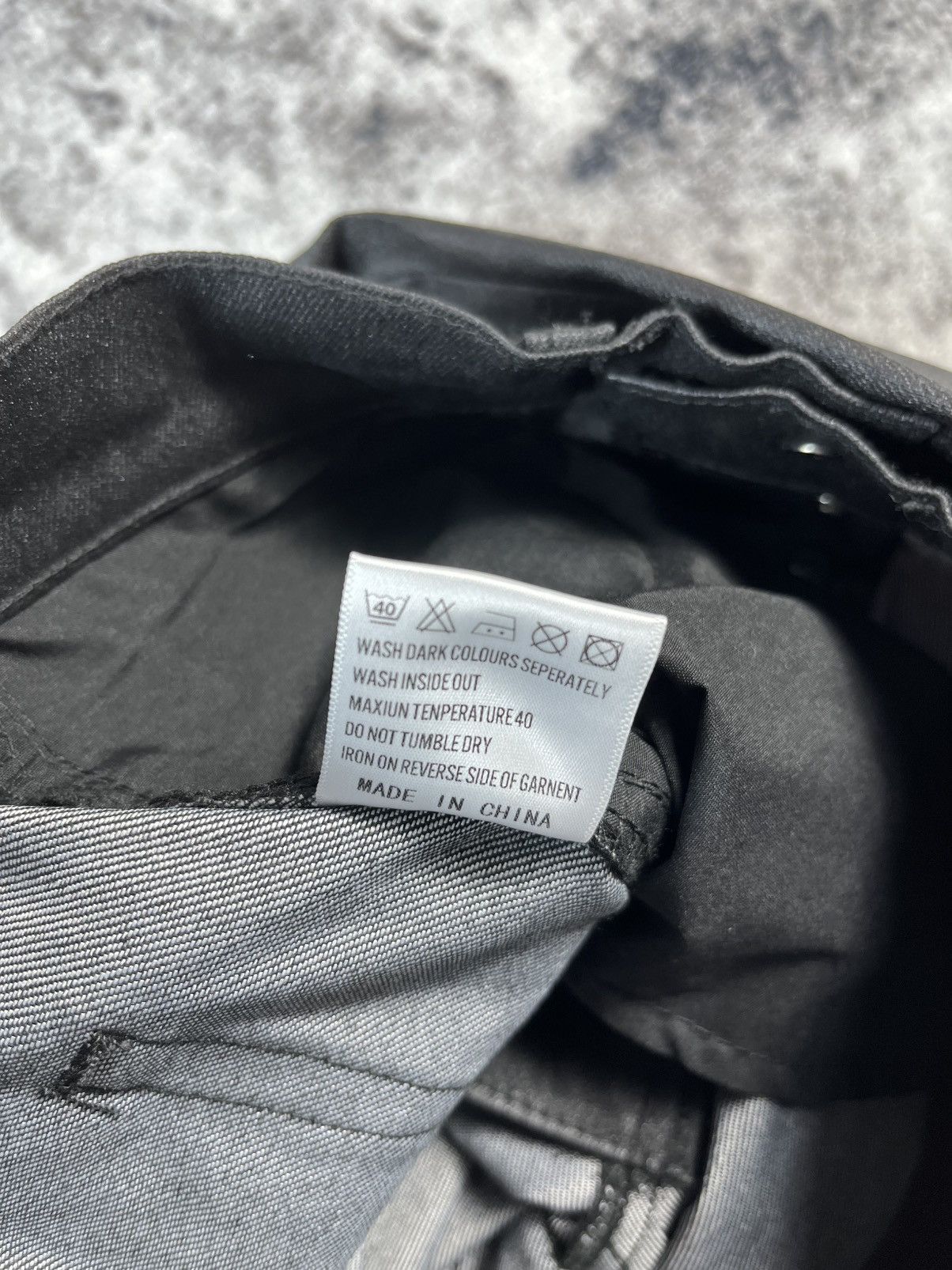 Other MIJKO Coated Denim Leather Look Pants Y2K Straight Fit M Size 31" - 8 Thumbnail