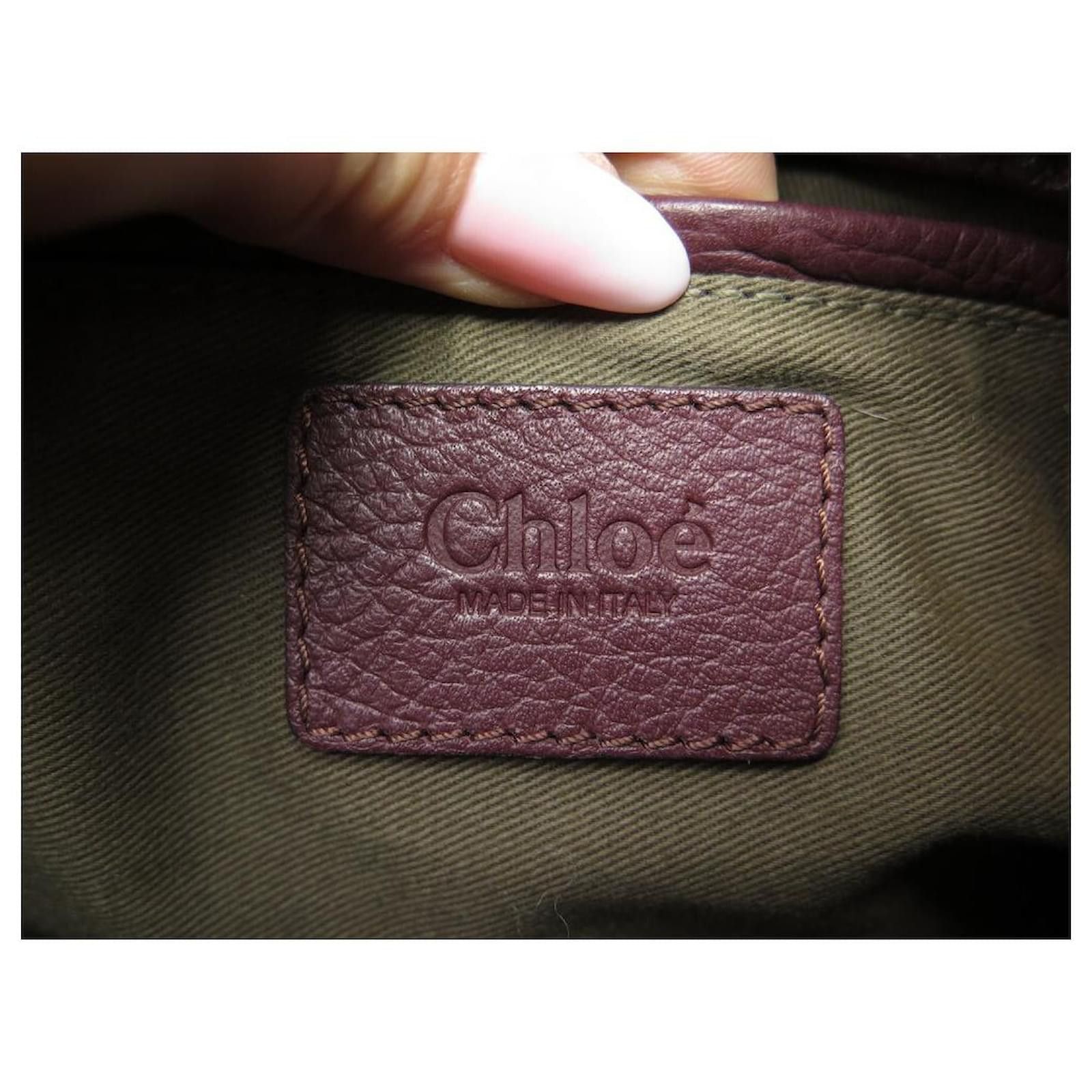 Chloe o1loc1c1024 Size: OS / Marcie Small Carry in Deep Violine Size ONE SIZE - 7 Thumbnail