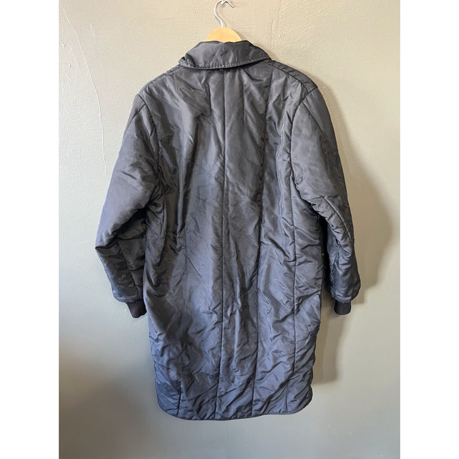 Refrigiwear RefrigiWear Jacket Mens Insulated Iron-Tuff Workwear Blue Medium Collar Fleece Size US M / EU 48-50 / 2 - 2 Thumbnail