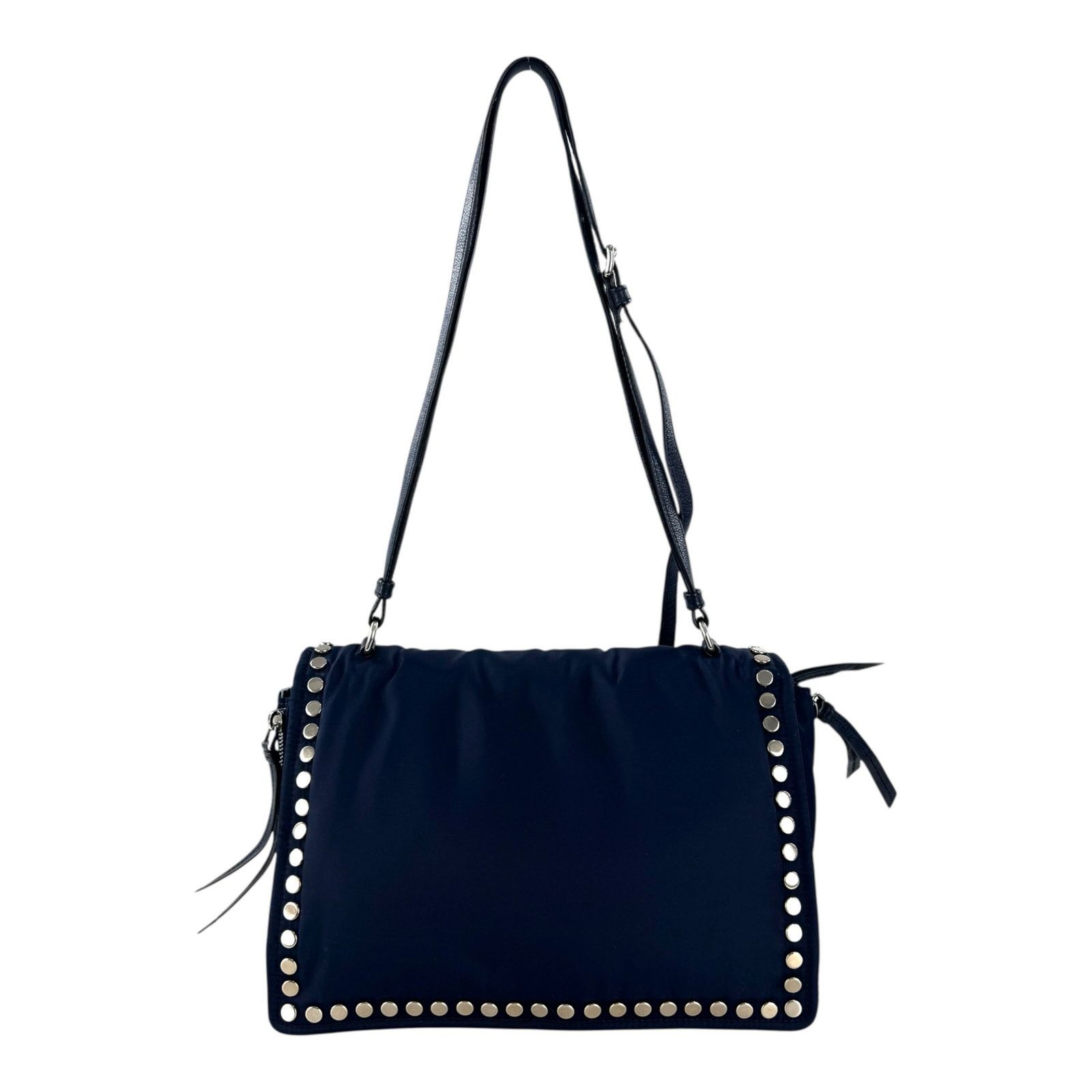 Prada Prada Studded Nylon Shoulder Bag Size ONE SIZE - 2 Thumbnail
