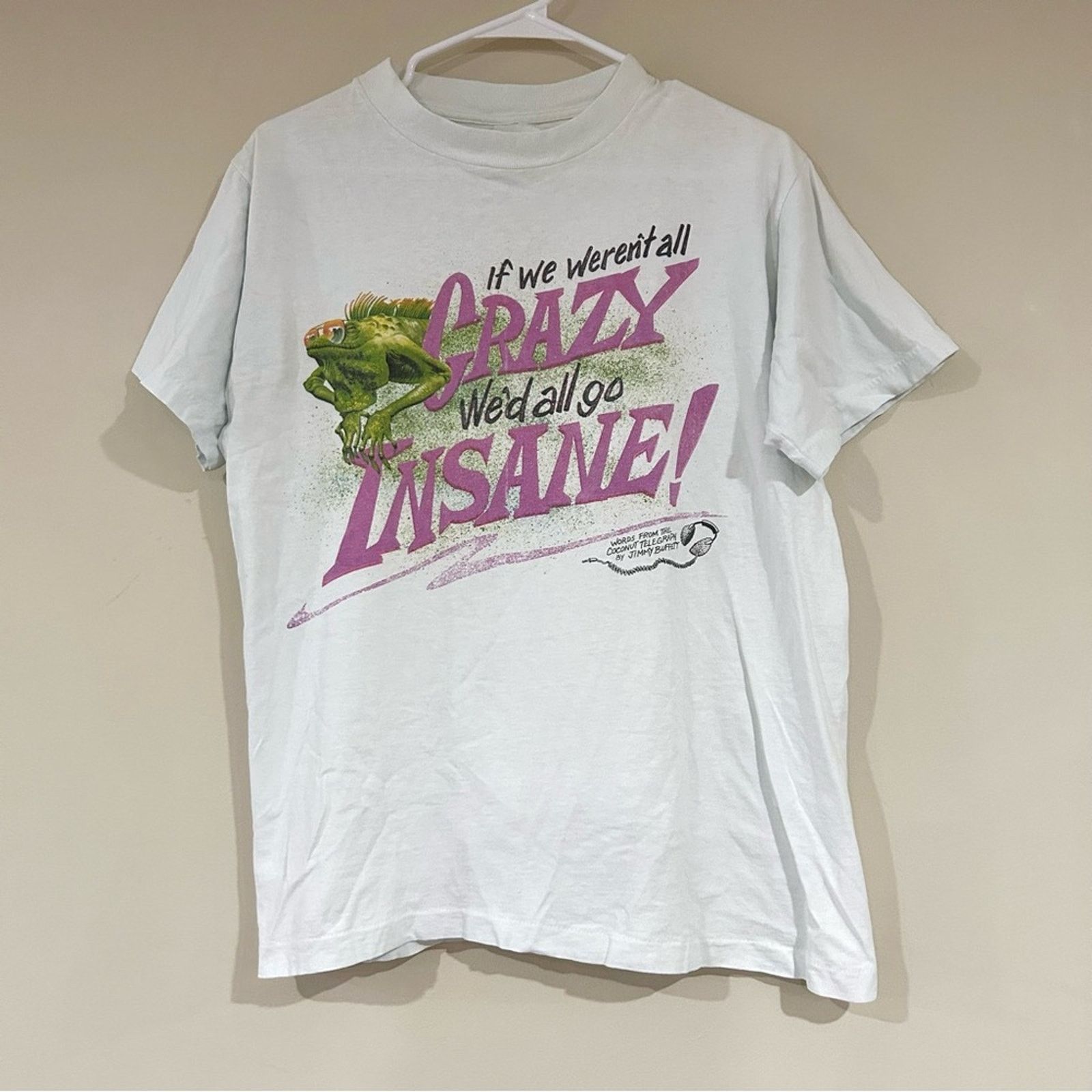 Other Vintage Jimmy Buffett Crazy Insane Shirt Size US L / EU 52-54 / 3 - 1 Thumbnail