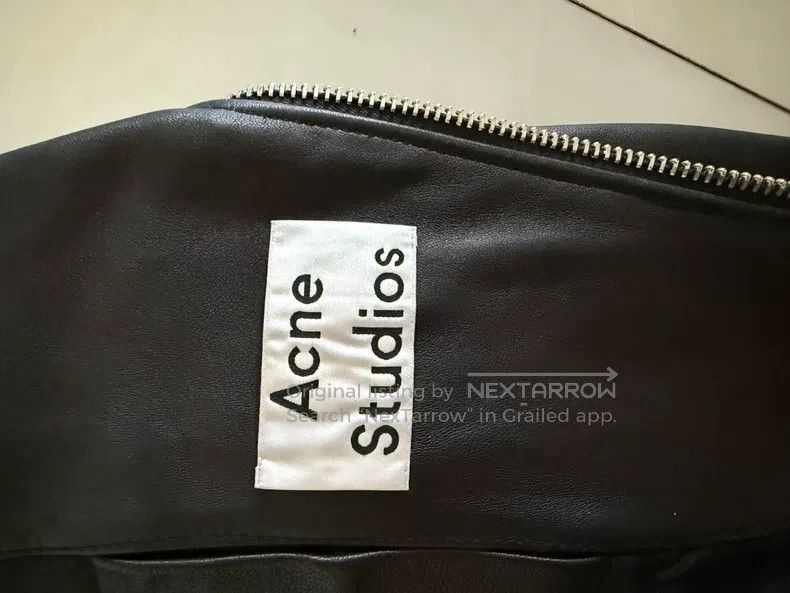 Acne Studios Acne Studios Leather Jacket, classic biker style, black la Size US S / EU 44-46 / 1 - 3 Thumbnail