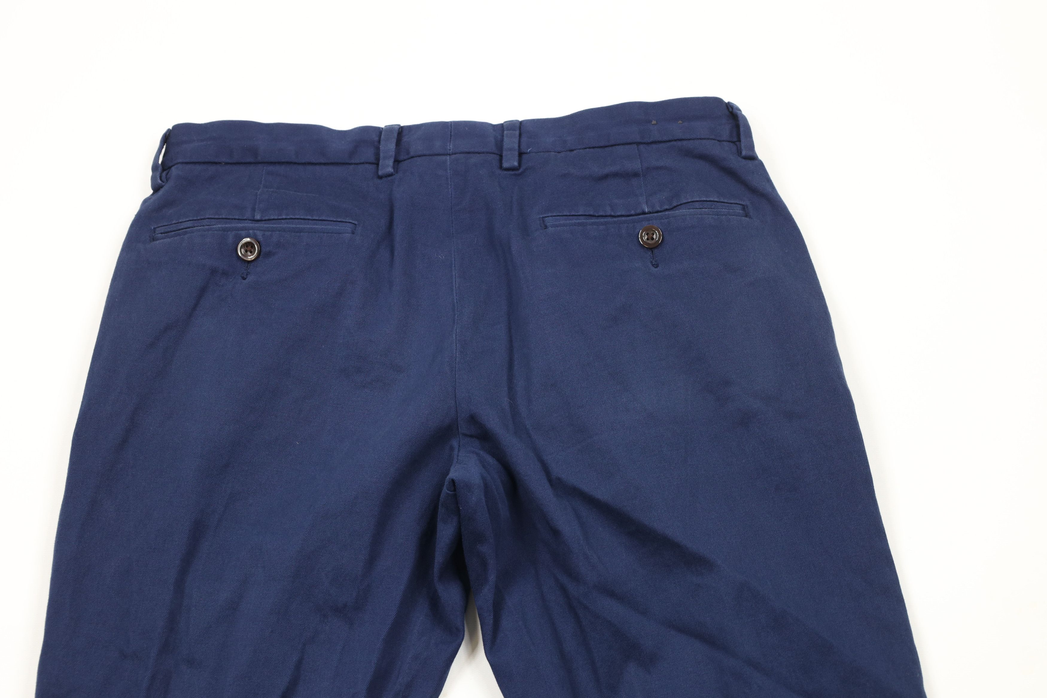 J.Crew × Vintage J Crew Bowery Stretch Slim Fit Chino Pants Trousers Blue Size US 31 - 11 Thumbnail