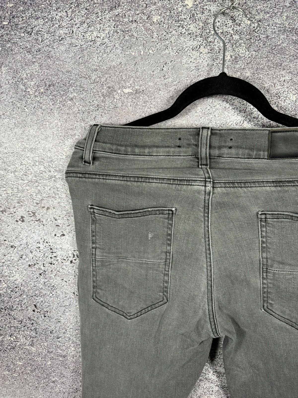 Amiri Amiri MX1 Jean Gray Distressed Skinny Womens size 30 Size 30" / US 8 / IT 44 - 15 Thumbnail