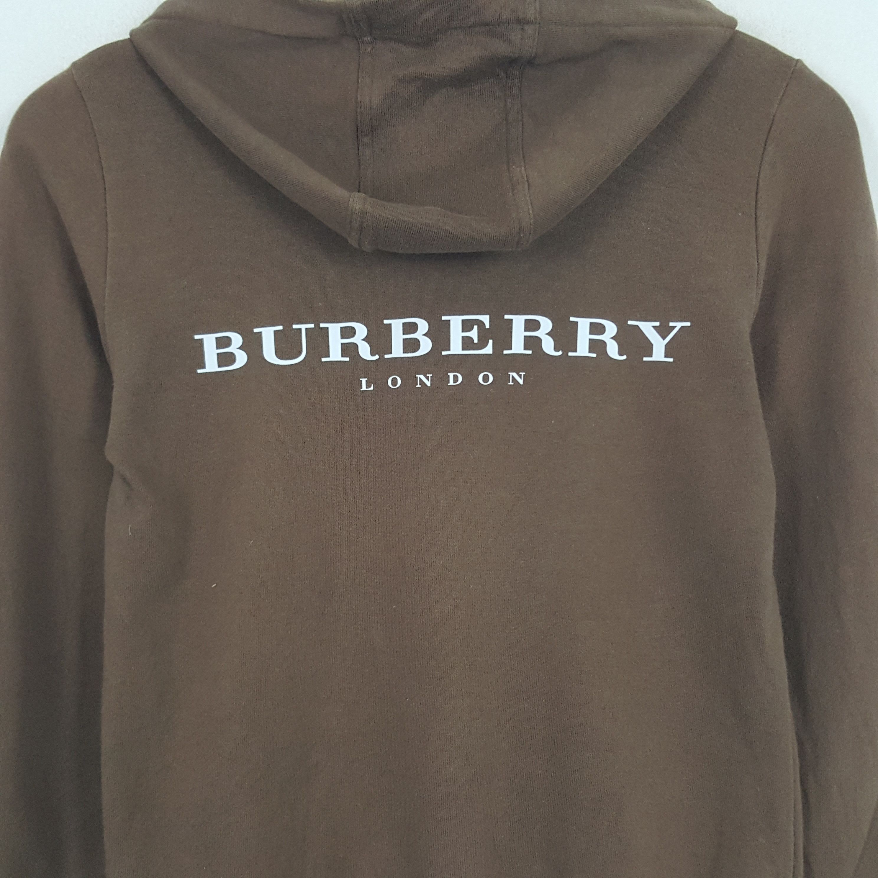 Burberry × Vintage Vintage Burberry Blue Label Custom Spell Out Jacket Hoodies Size XS / US 0-2 / IT 36-38 - 2 Thumbnail
