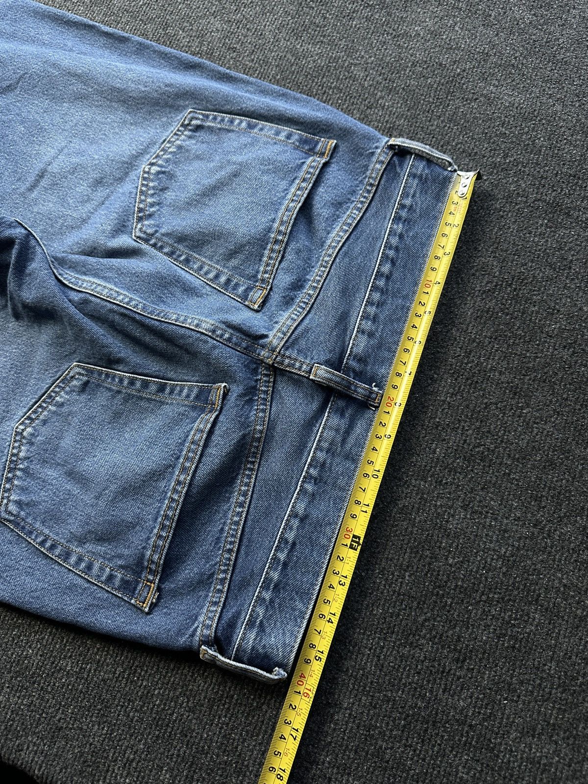 Arket 🚨Y2K WOMEN ARKET JEANS WITH LOGO AVANT GARDE DENIM PANTS Size 31" - 11 Thumbnail