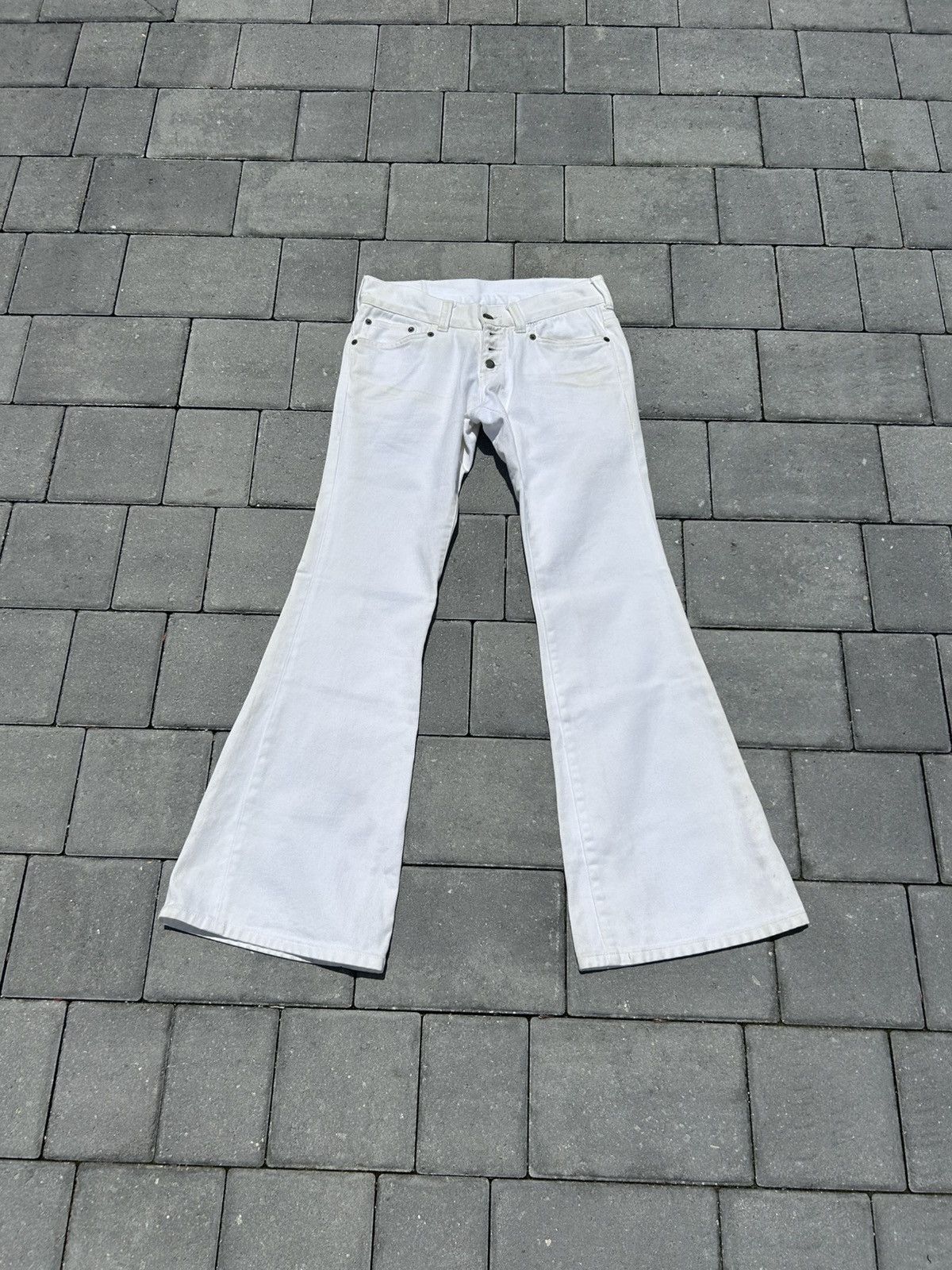 パンツ TORNADO MART white washd flare denim パンツ TORNADO MART white washd flare denim Tornado Mart MUD