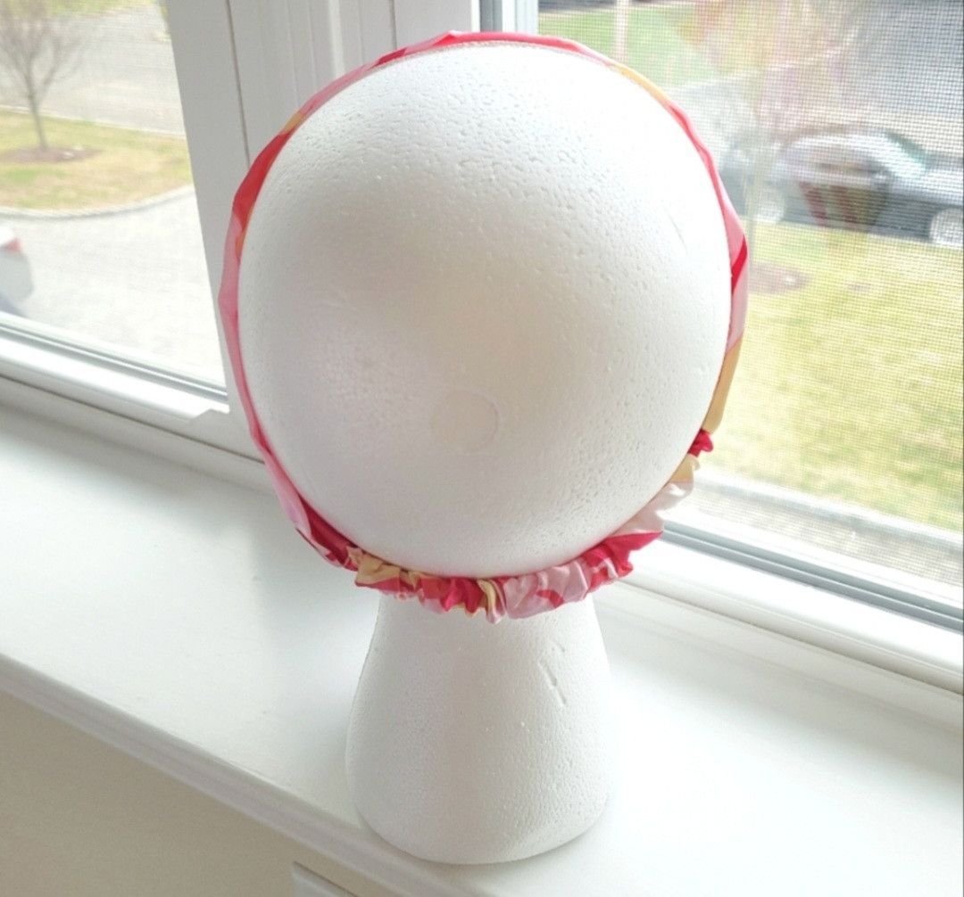 Vacation Satin Abstract Print Headband Colorful Spring Summer Size ONE SIZE - 4 Thumbnail