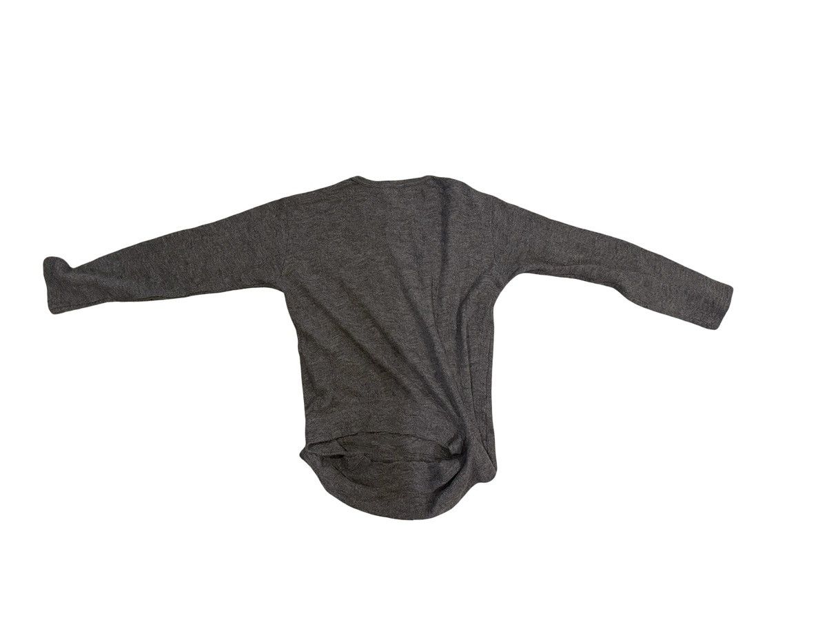 Yohji Yamamoto Yohji Yamamoto Wool Slashed Hem Sweater Size US L / EU 52-54 / 3 - 3 Thumbnail