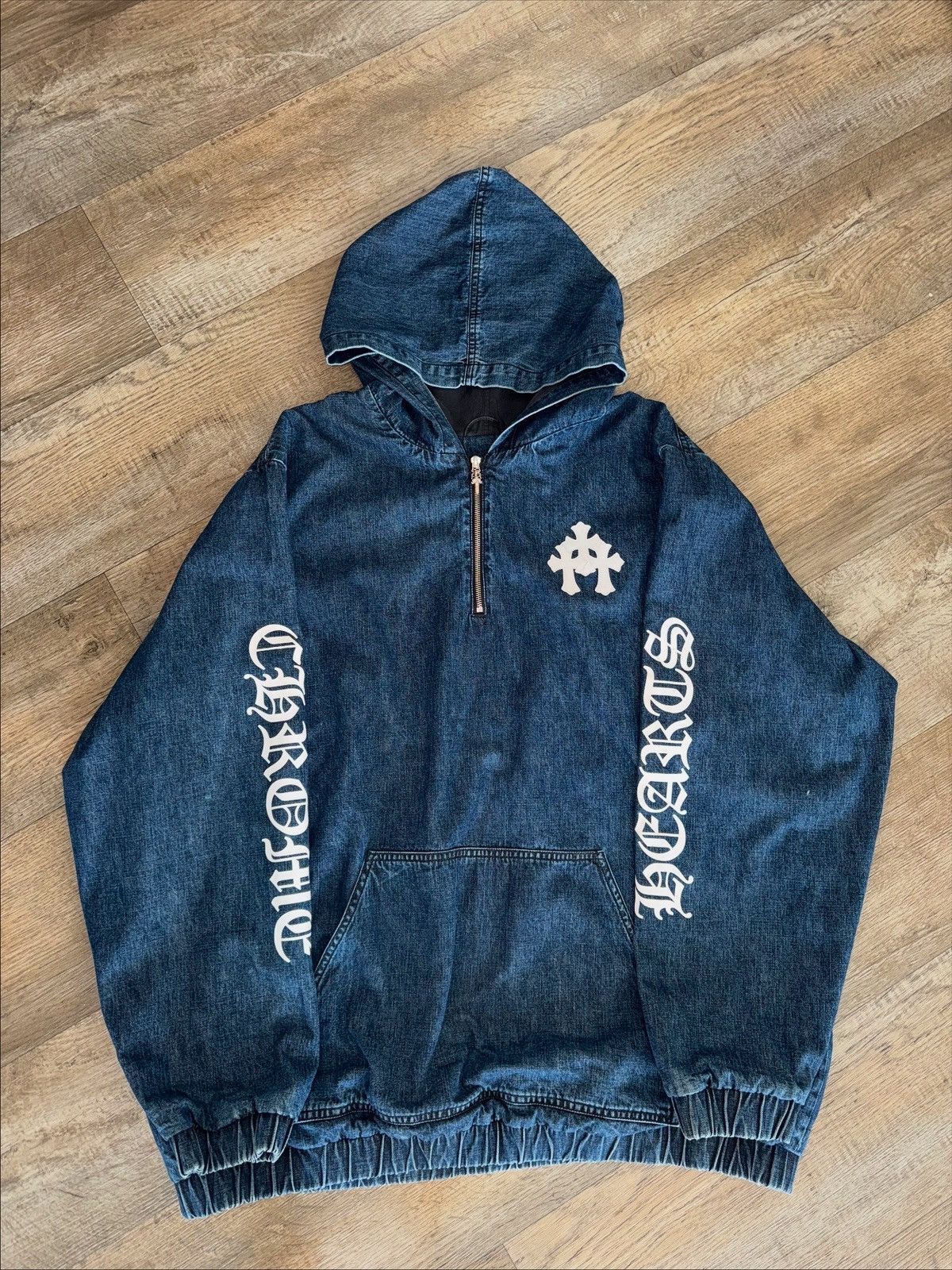 CHROME HEARTS BLUE JEAN HOODIE
