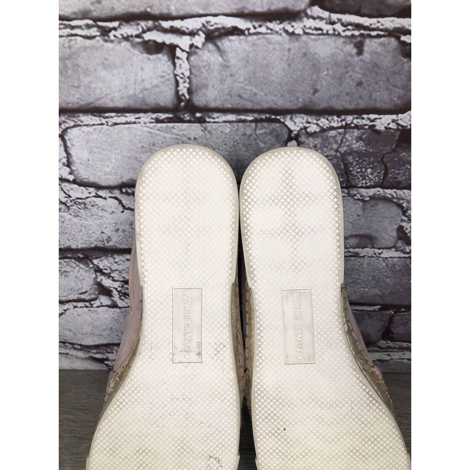 Vince Camuto VINCE CAMUTO Tambie Blush Pink Suede Leather Espadrille Loaf Size US 8 / IT 38 - 14 Thumbnail