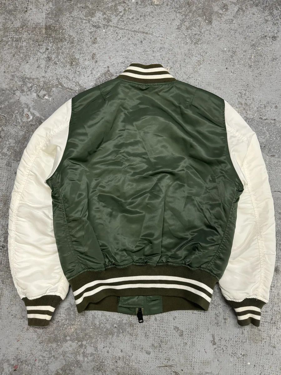 Comme des Garcons Comme des Garçons Ganryu White & Olive Bomber Jacket Size US S / EU 44-46 / 1 - 4 Thumbnail