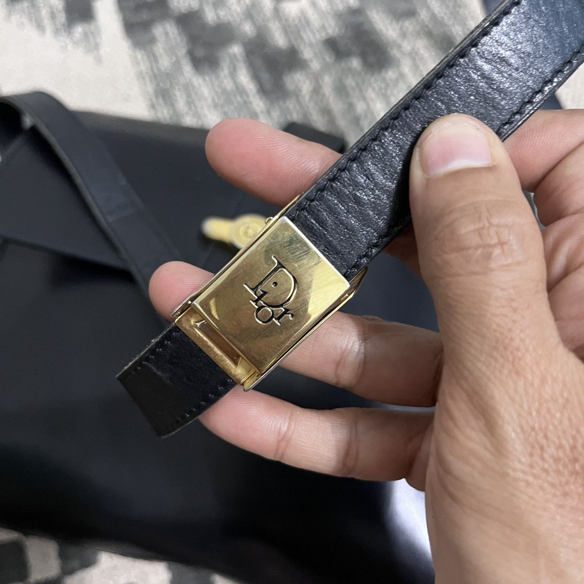 Dior Authentic Dior by Christian Dior Genuine Leather Sling Bag Size ONE SIZE - 7 Thumbnail