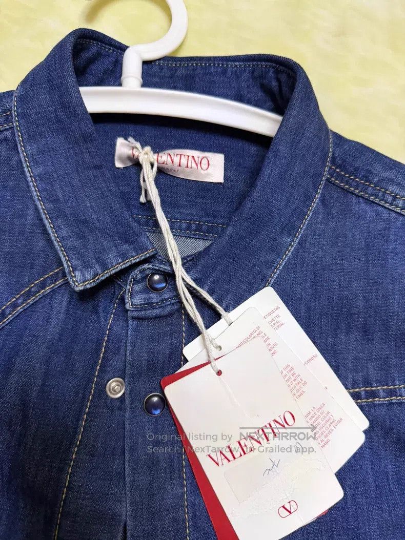 Valentino Valentino Denim shirt Size US L / EU 52-54 / 3 - 3 Thumbnail