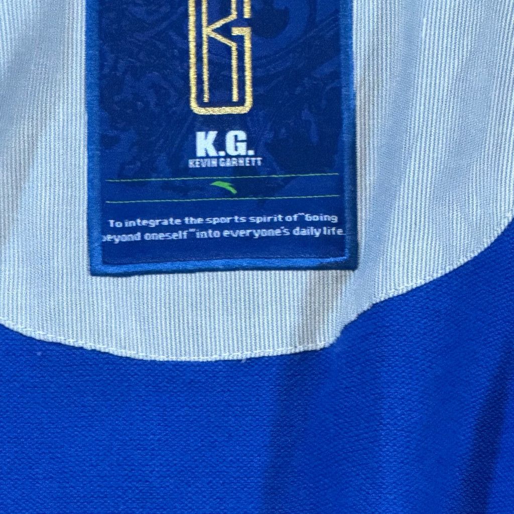 Jordan Brand ANTA Men’s L Kevin Garnett Wool Cardigan Blue Sweater Size US L / EU 52-54 / 3 - 8 Thumbnail