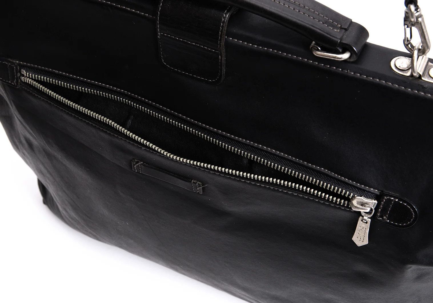 Jean Paul Gaultier Black Coated Doctor Bag with Damage and Discoloration Size ONE SIZE - 12 Thumbnail