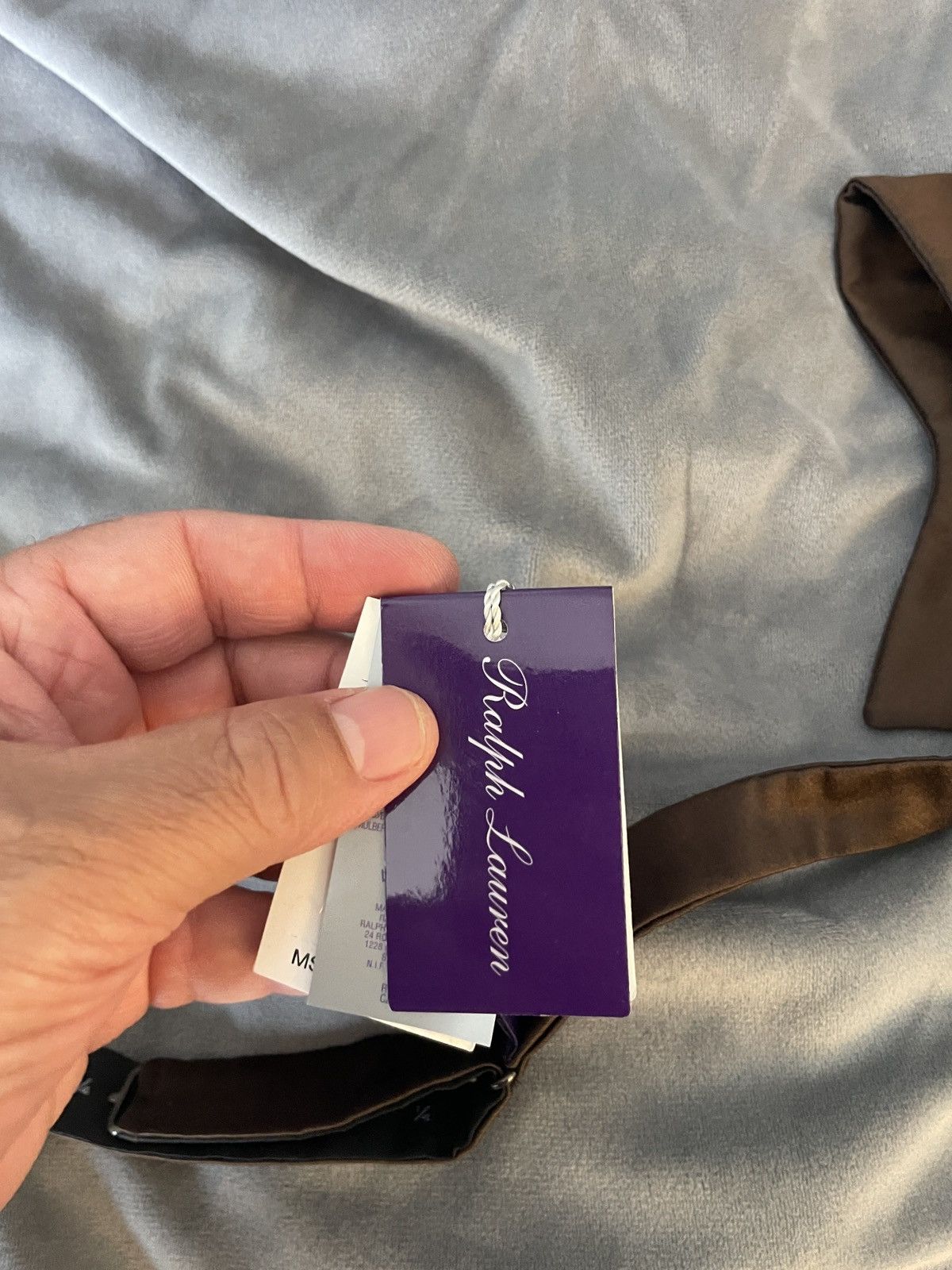 Ralph Lauren Purple Label Silk Self tie BowTie nwt 175.00 Size ONE SIZE - 9 Thumbnail
