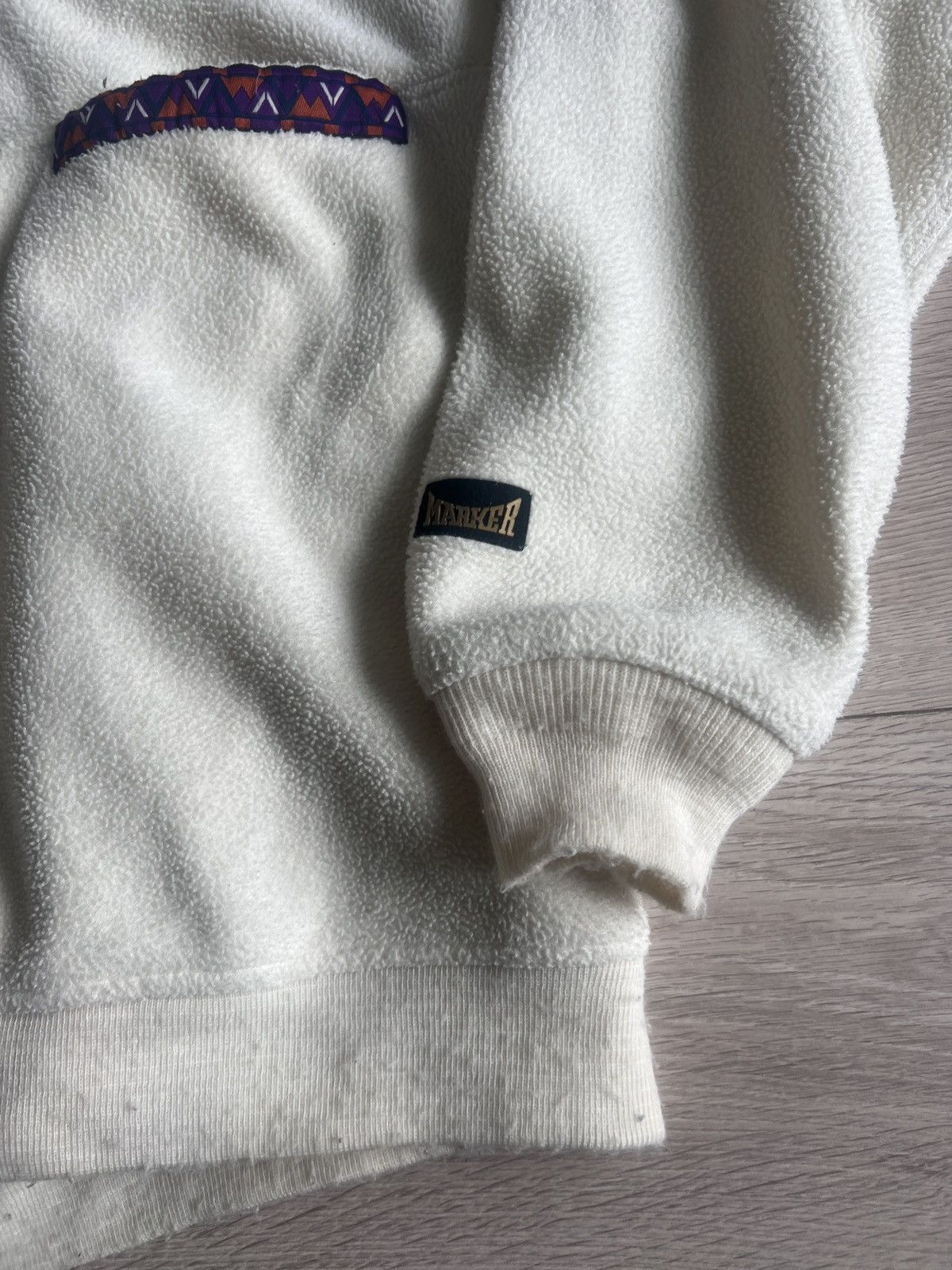 Other Vintage 90s Marker Fleece Polartec Sweatshirt Made USA Ski Size US L / EU 52-54 / 3 - 2 Thumbnail