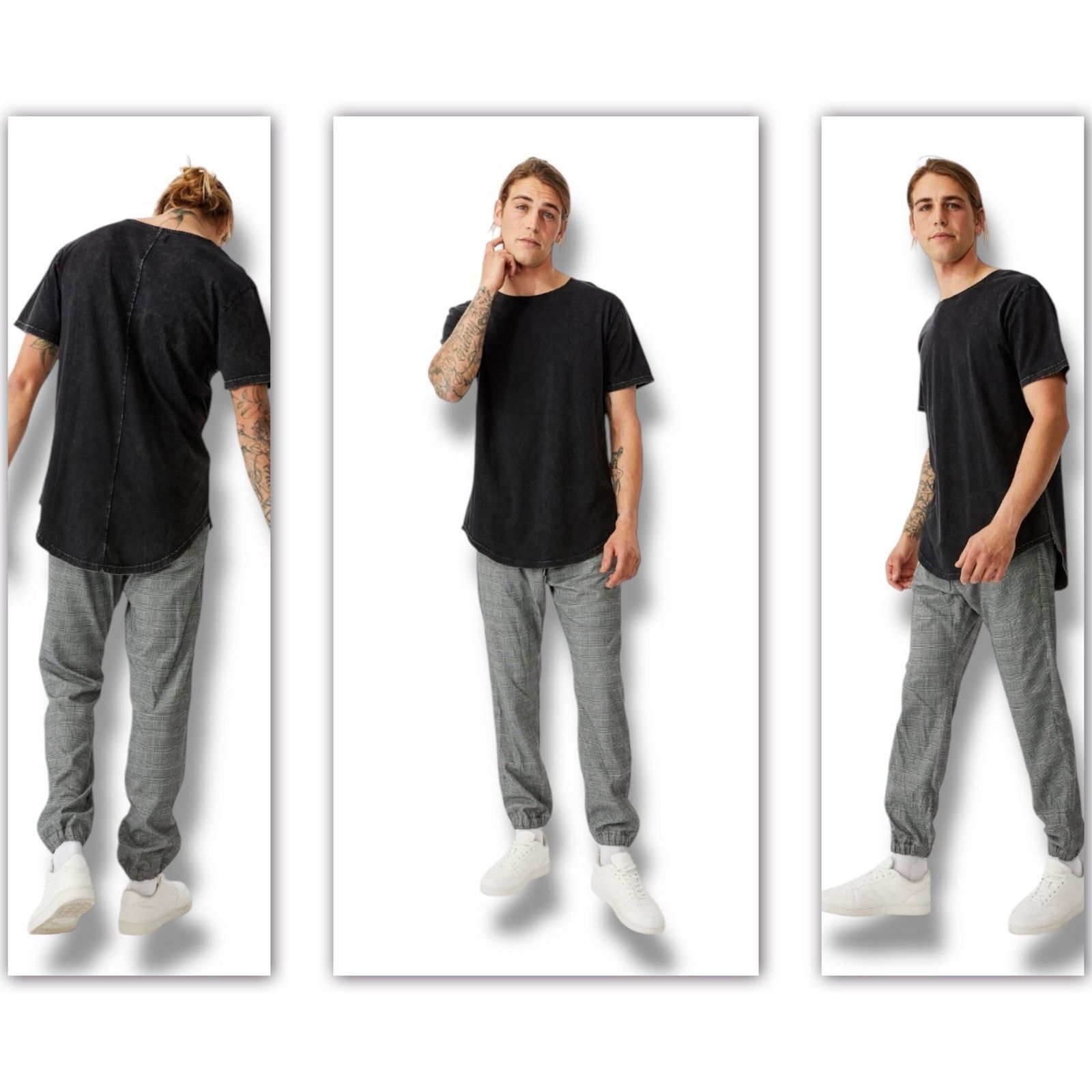 Cotton On Cotton On Drake drawstring plaid houndstooth joggers NEW Size US 28 / EU 44 - 5 Thumbnail
