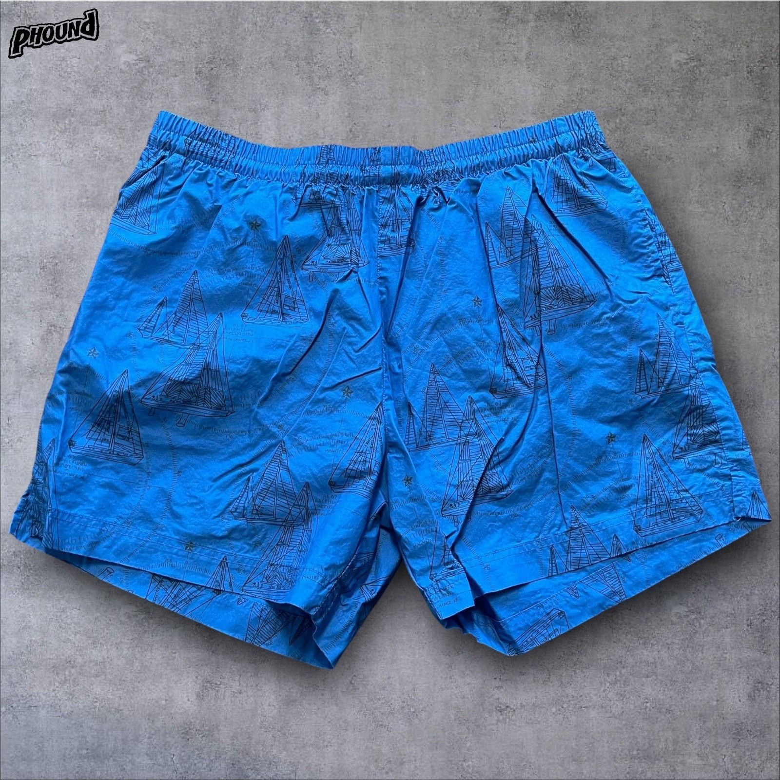 Polo Ralph Lauren Vtg 90s Polo Sport Ralph Lauren Rare Swim Trunks Shorts XXL Size US 36 / EU 52 - 1 Thumbnail