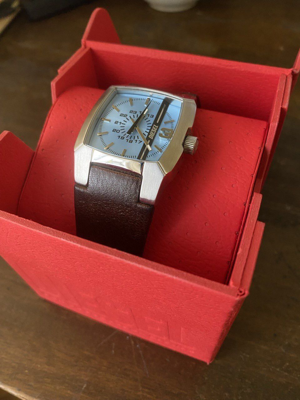 Diesel Diesel Cliffhanger Three Hand Leather Watch DZ1998 with box Size ONE SIZE - 3 Thumbnail