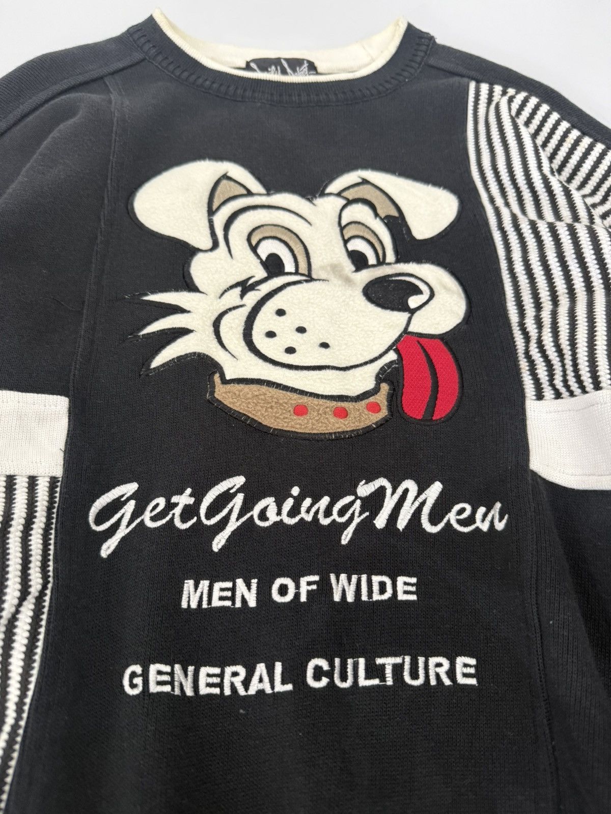 Yoshiyuki Konishi ⚡️ 90s Daily Robet JPN Embroided logo Panel Patchs Knit Sweat Size US L / EU 52-54 / 3 - 4 Thumbnail