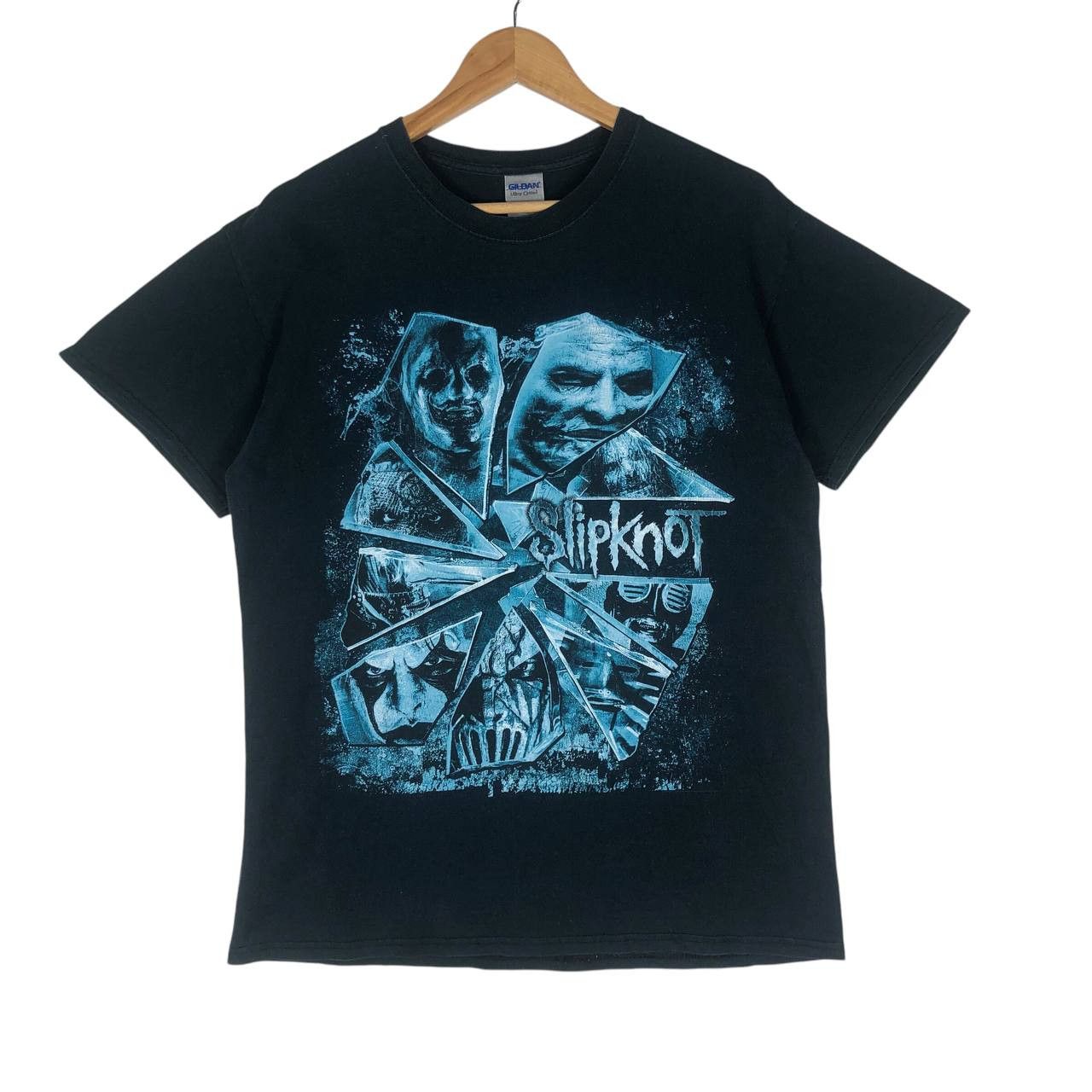 Band Tees × Slipknot Vintage "Slipknot" Prepare for Hell! World Tour 2014 - 2015 Size US M / EU 48-50 / 2 - 1 Thumbnail