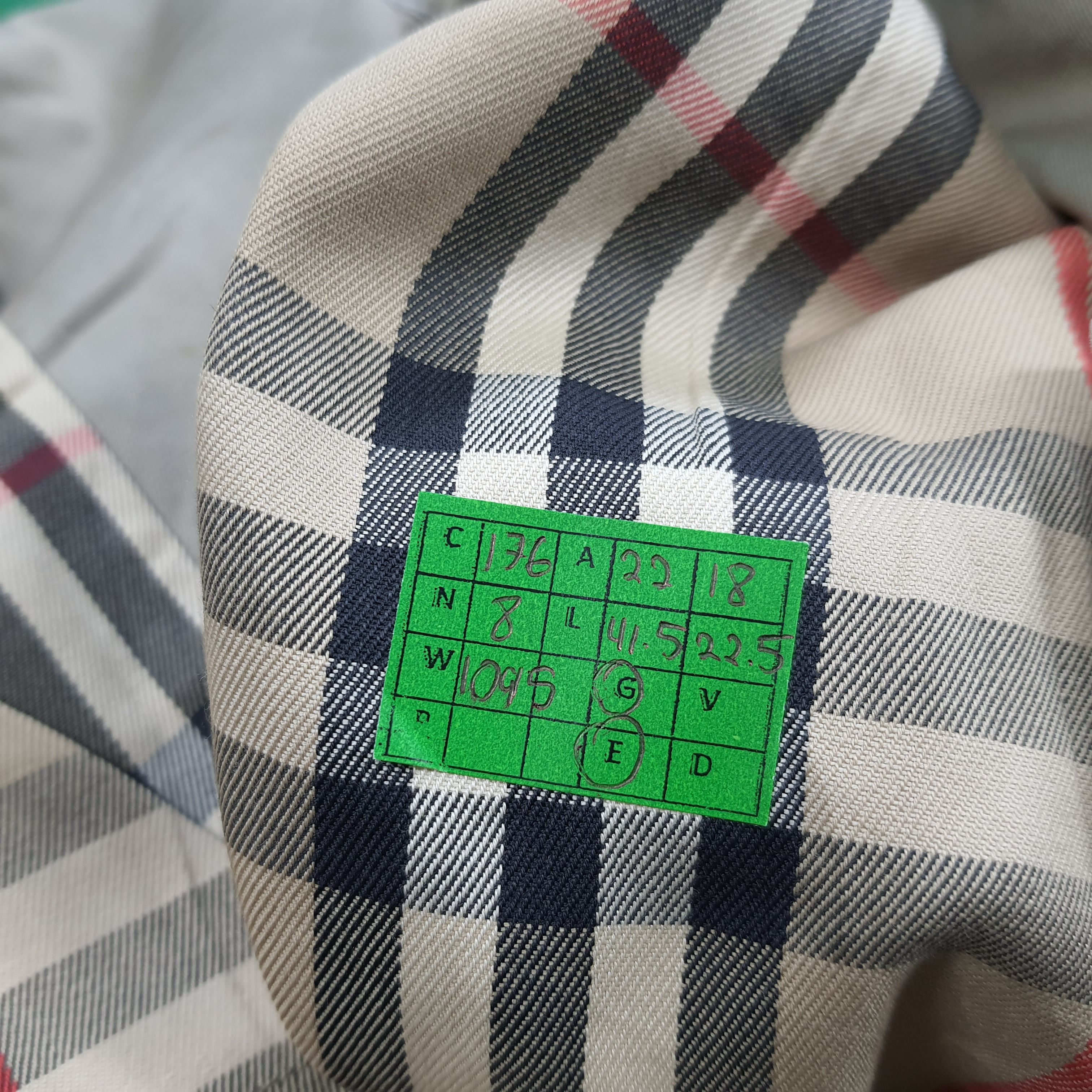 Burberry × Vintage Vintage Burberrys Nova Check Casual Trench Jacket Size US M / EU 48-50 / 2 - 9 Thumbnail