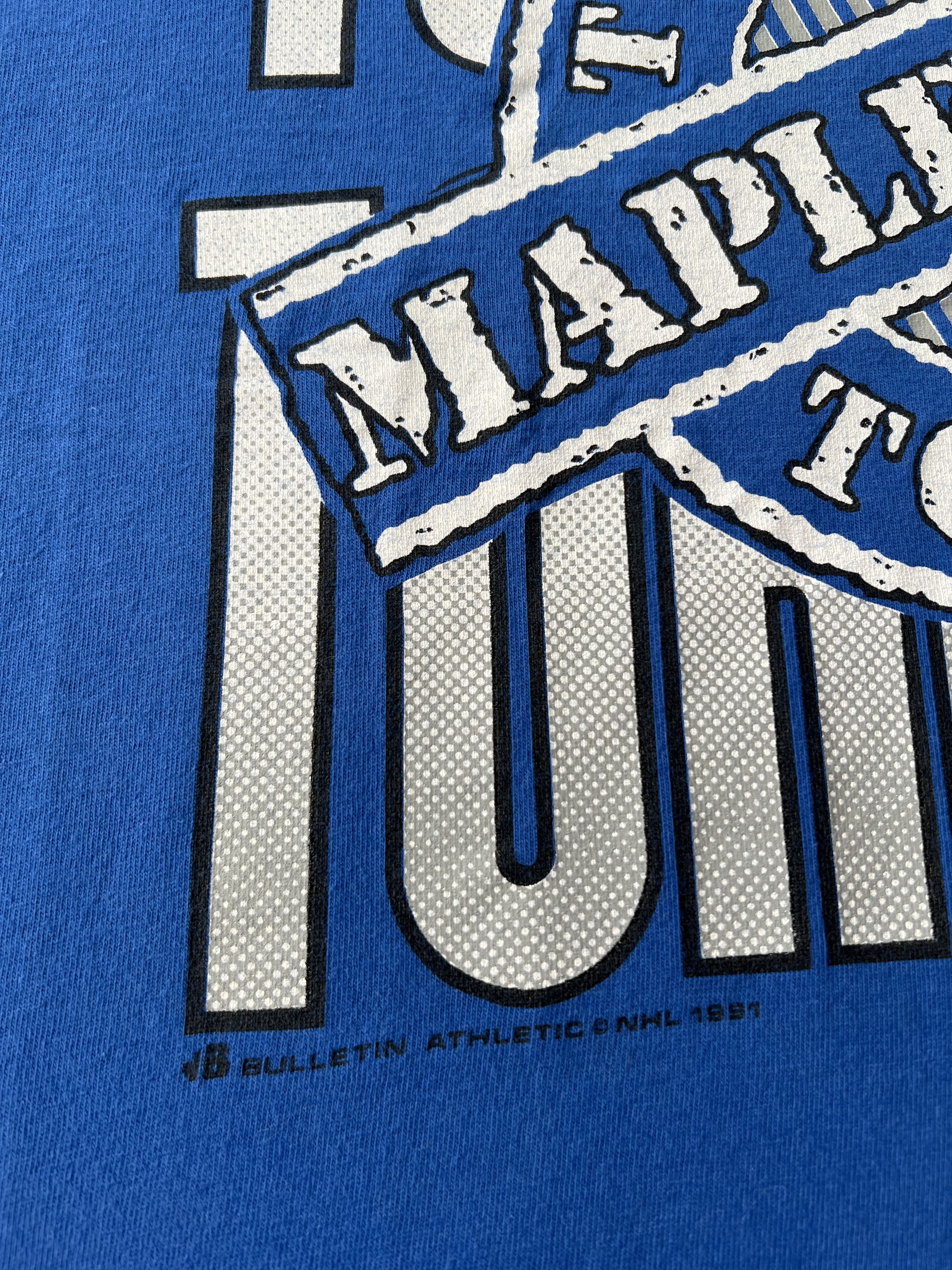 NHL Vintage 1991 Toronto Maple Leafs NHL Hockey T-shirt Size US XL / EU 56 / 4 - 6 Thumbnail
