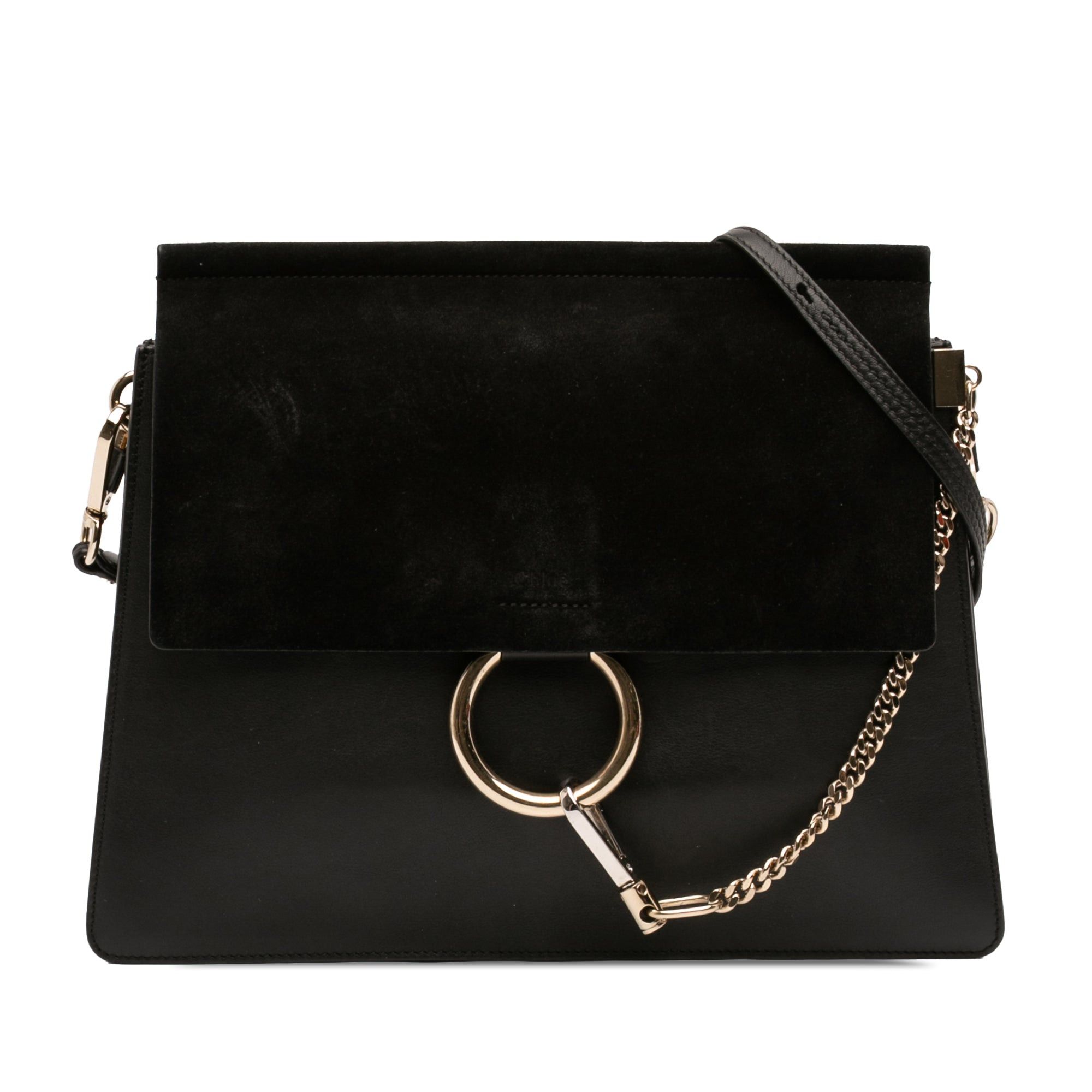Chloe Medium Calfskin and Suede Faye Crossbody Size ONE SIZE - 1 Thumbnail