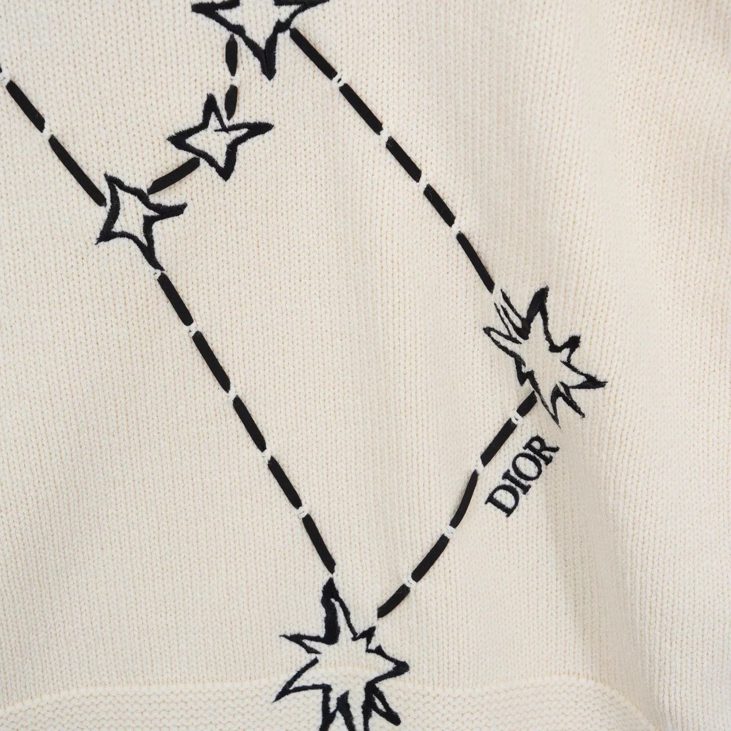 Dior Dior New Star Embroidered Knit Sweater XXL Size XXL / US 16-18 / IT 52-54 - 3 Thumbnail