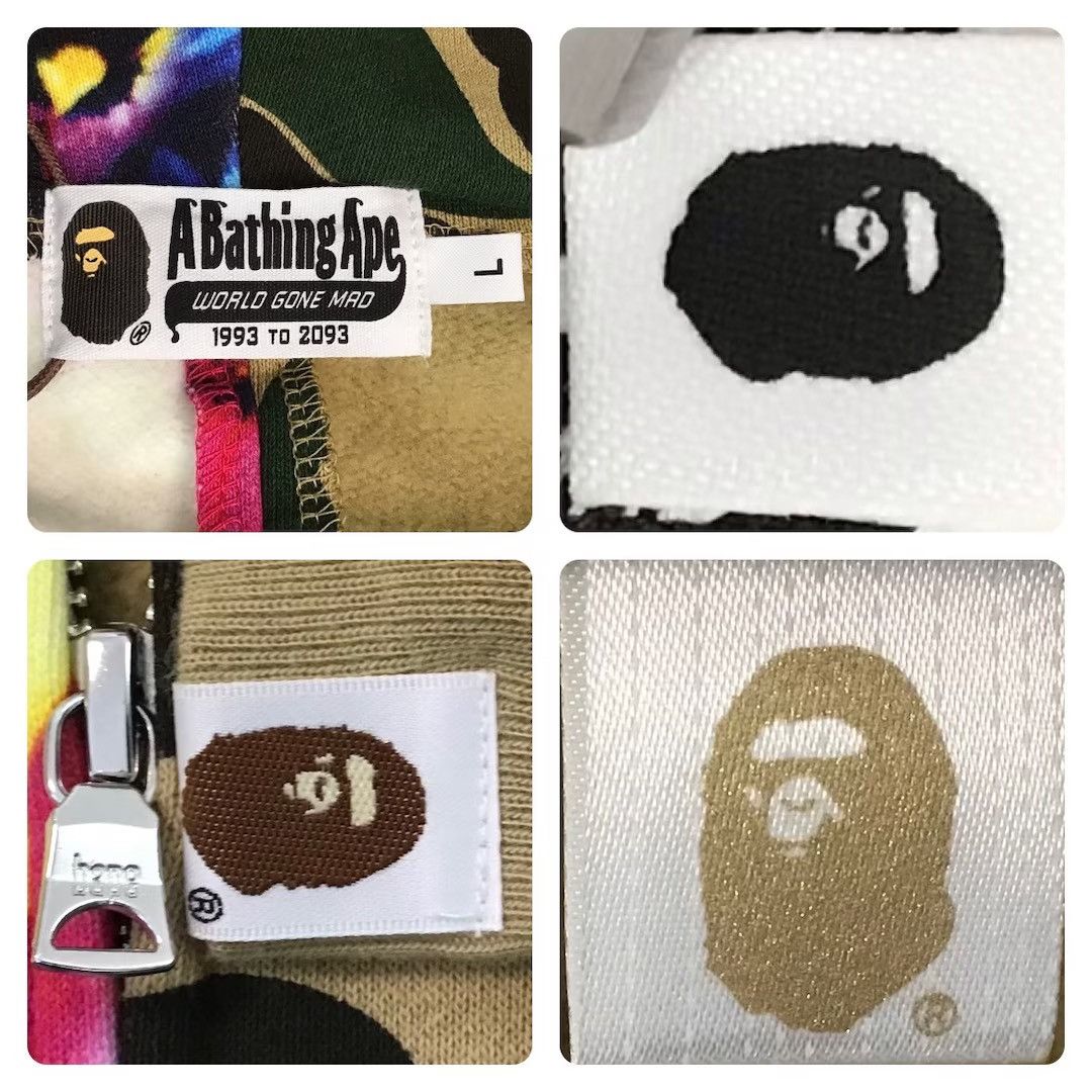 Bape BAPE × Mika Ninagawa BE@R Shark full zip hoodie ABC camo Size US L / EU 52-54 / 3 - 8 Thumbnail