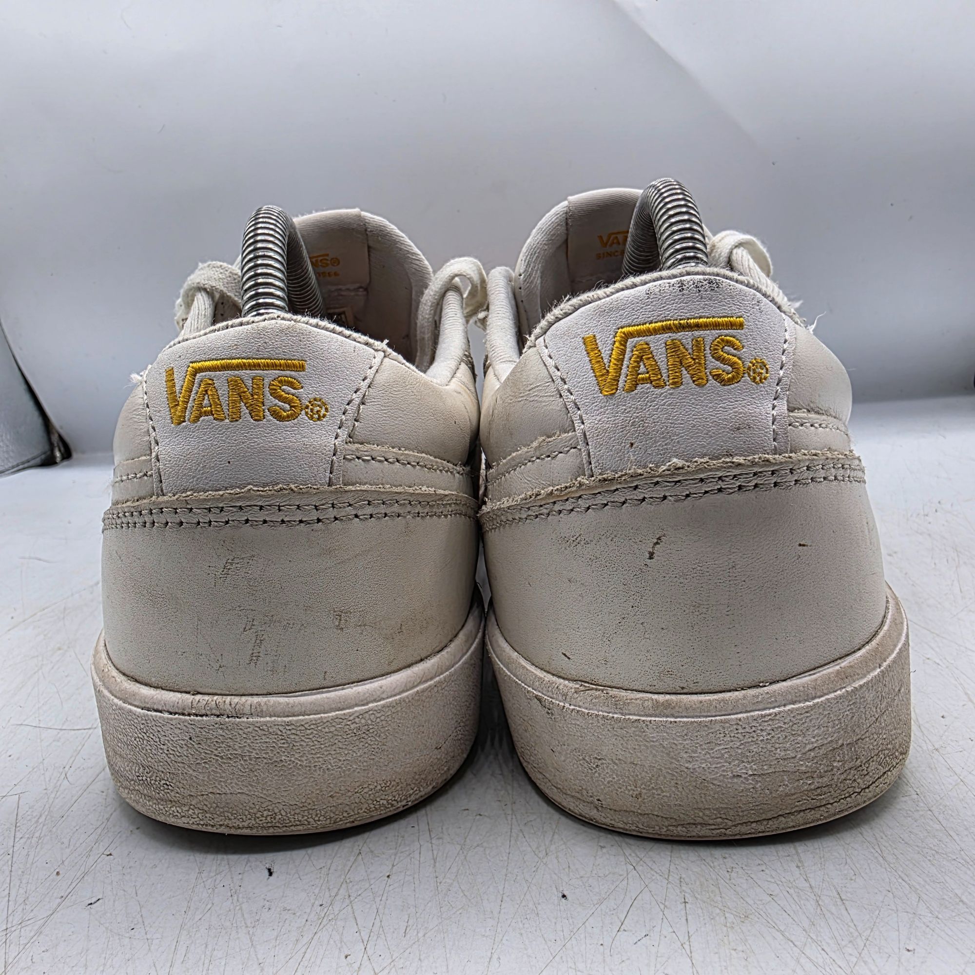 Vans vans lowland cc true white flames mens 9.5 White Red Sneaker Size US 9.5 / EU 42-43 - 5 Thumbnail