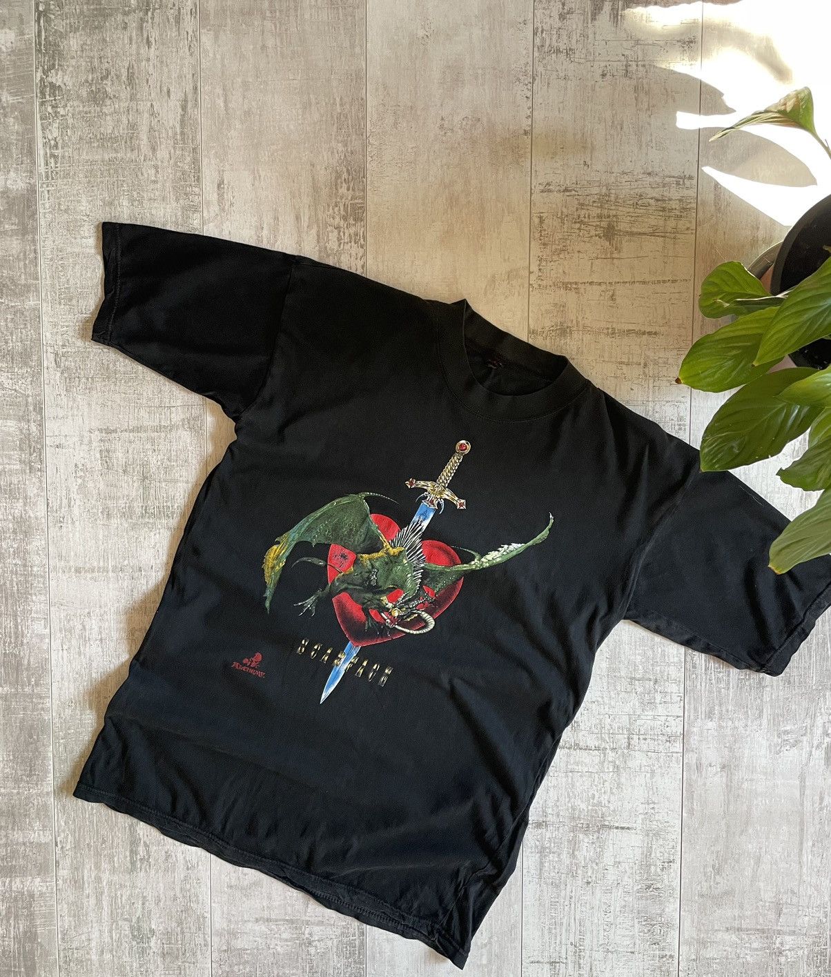 Band Tees × Vintage VERY RARE 1991 Alchemy Scarface Gothic Metal T-Shirt Japan Size US XL / EU 56 / 4 - 1 Thumbnail