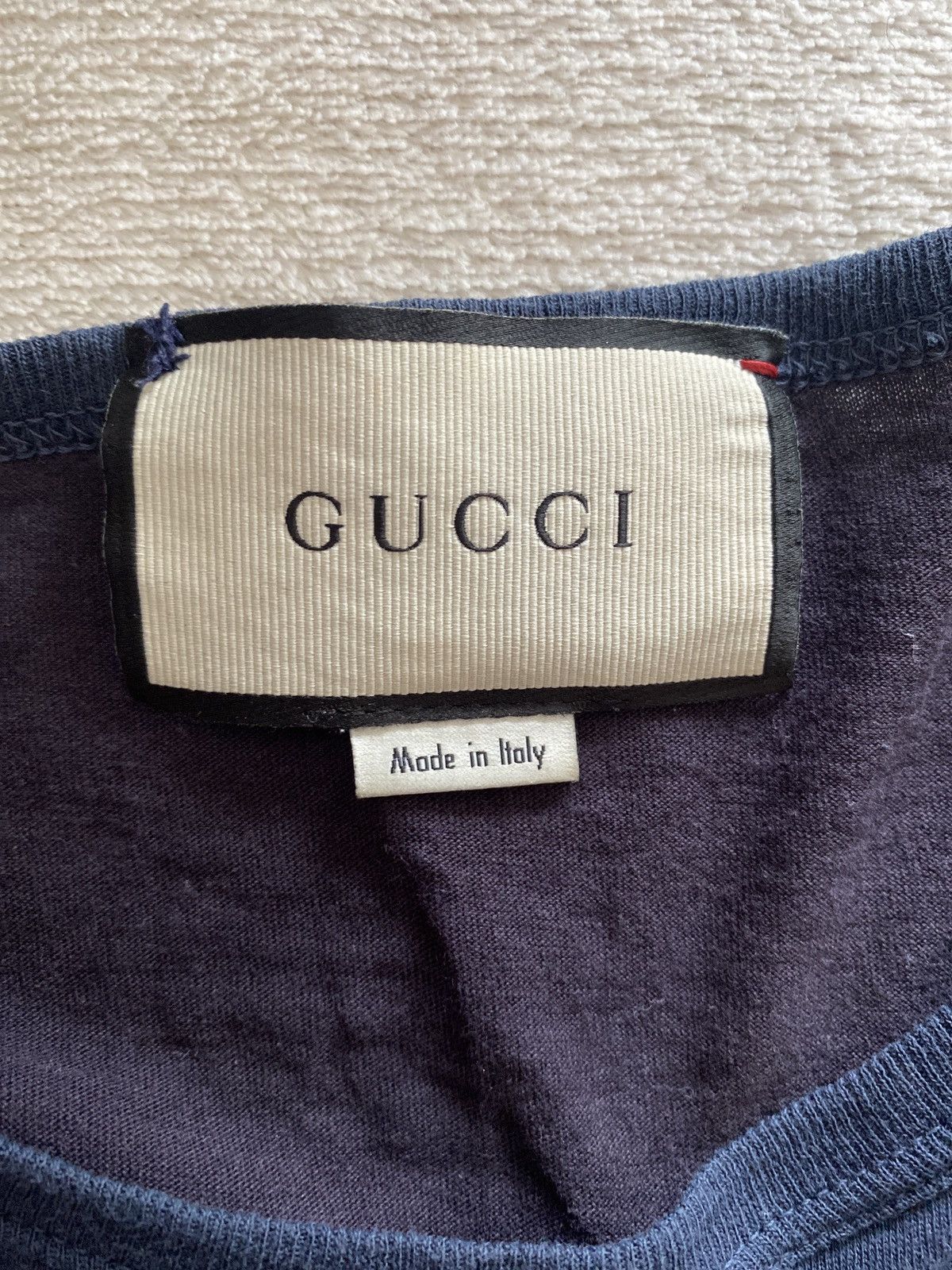 Gucci Gucci T-shirt – navy blue, original, size M Size US M / EU 48-50 / 2 - 3 Thumbnail