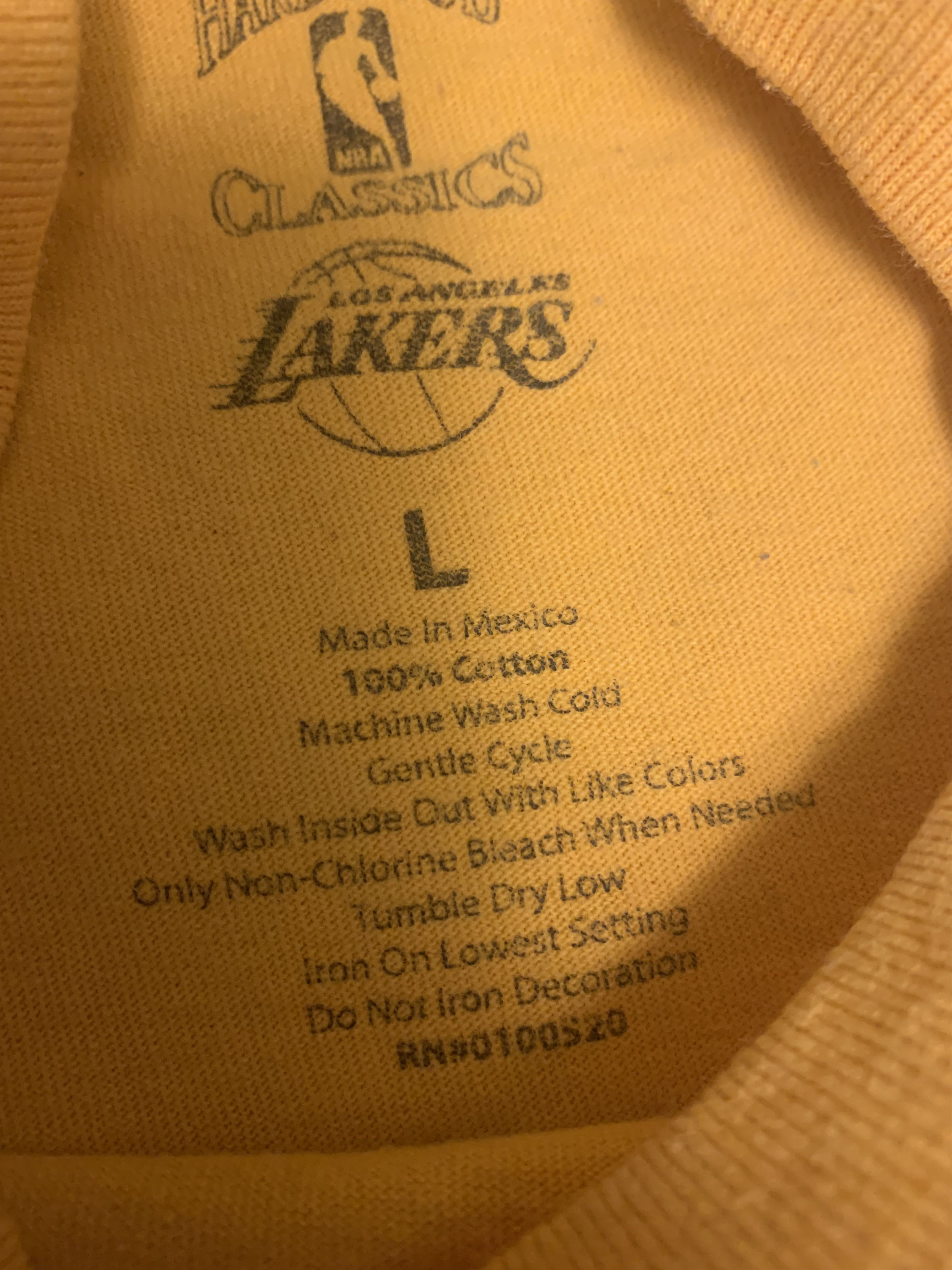 NBA Hardwood Classics Lakers Shirt Size US L / EU 52-54 / 3 - 2 Thumbnail