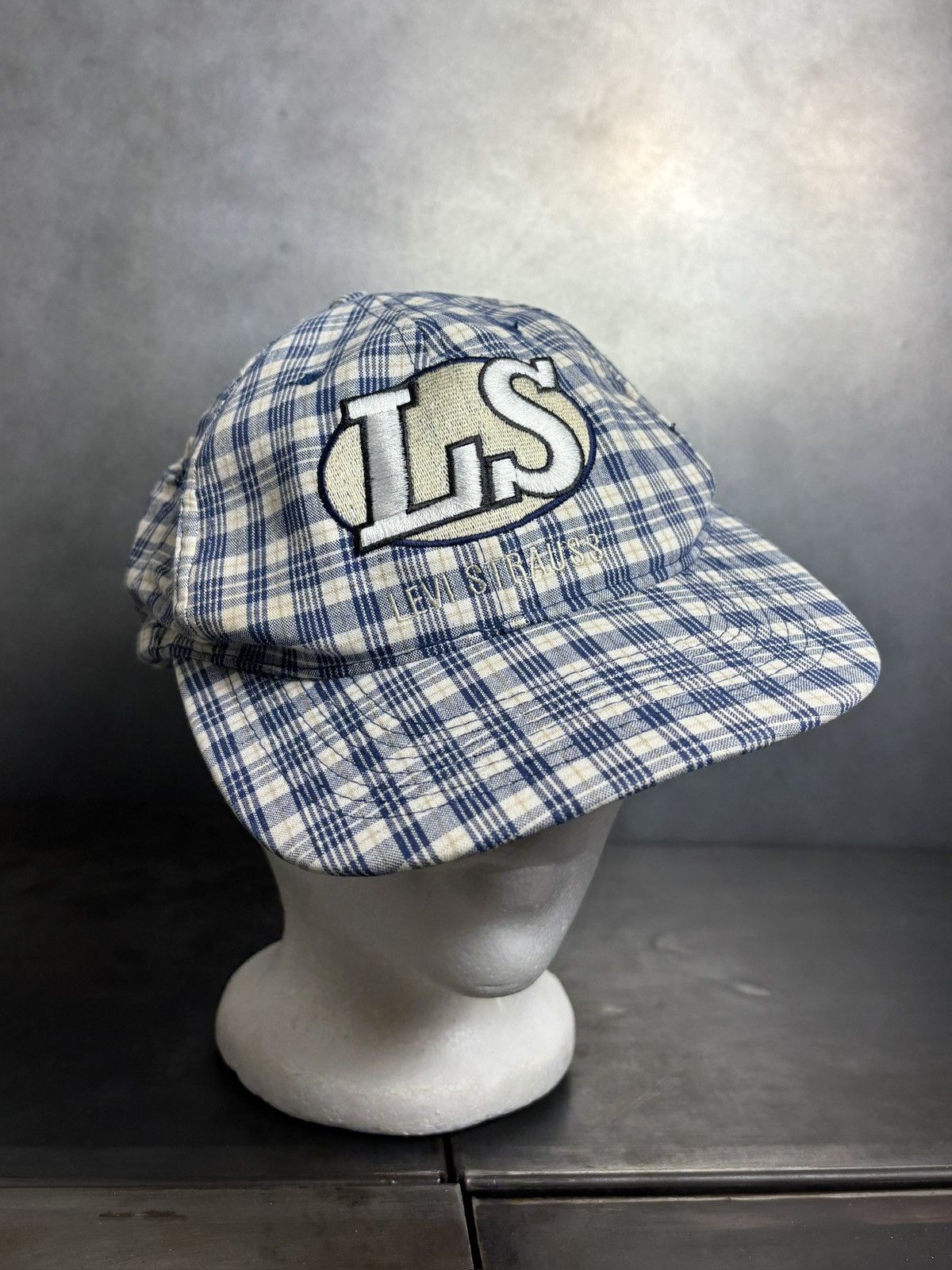 Levi's 1990s Levi's Cap 90s Vintage Plaid Baseball Hat Snapback Size ONE SIZE - 11 Thumbnail