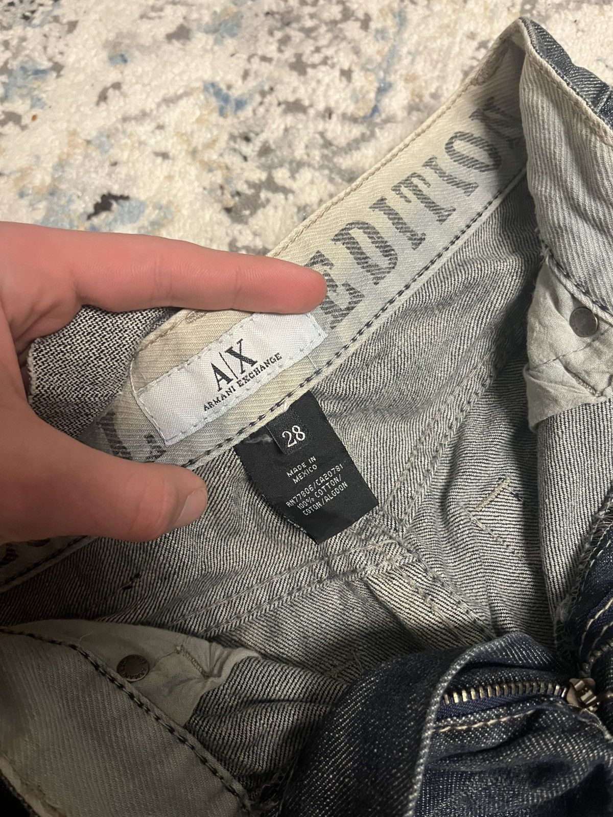 Emporio Armani Vintage Japanese flared denim jeans indi style Size US 28 / EU 44 - 6 Thumbnail