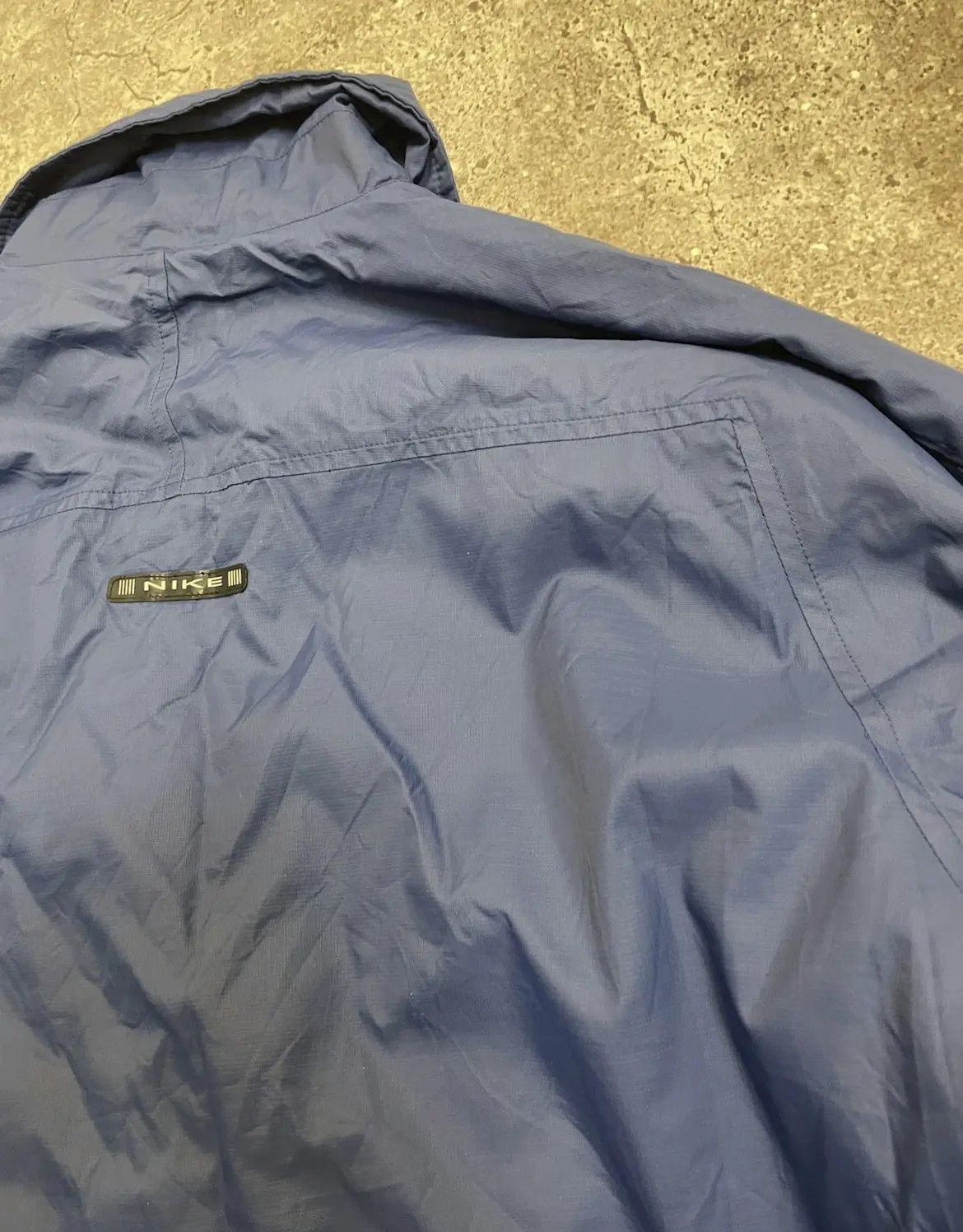 Nike Vintage Nike Swoosh Blue Full Zip Windbreaker Jacket Size S Size US S / EU 44-46 / 1 - 3 Thumbnail