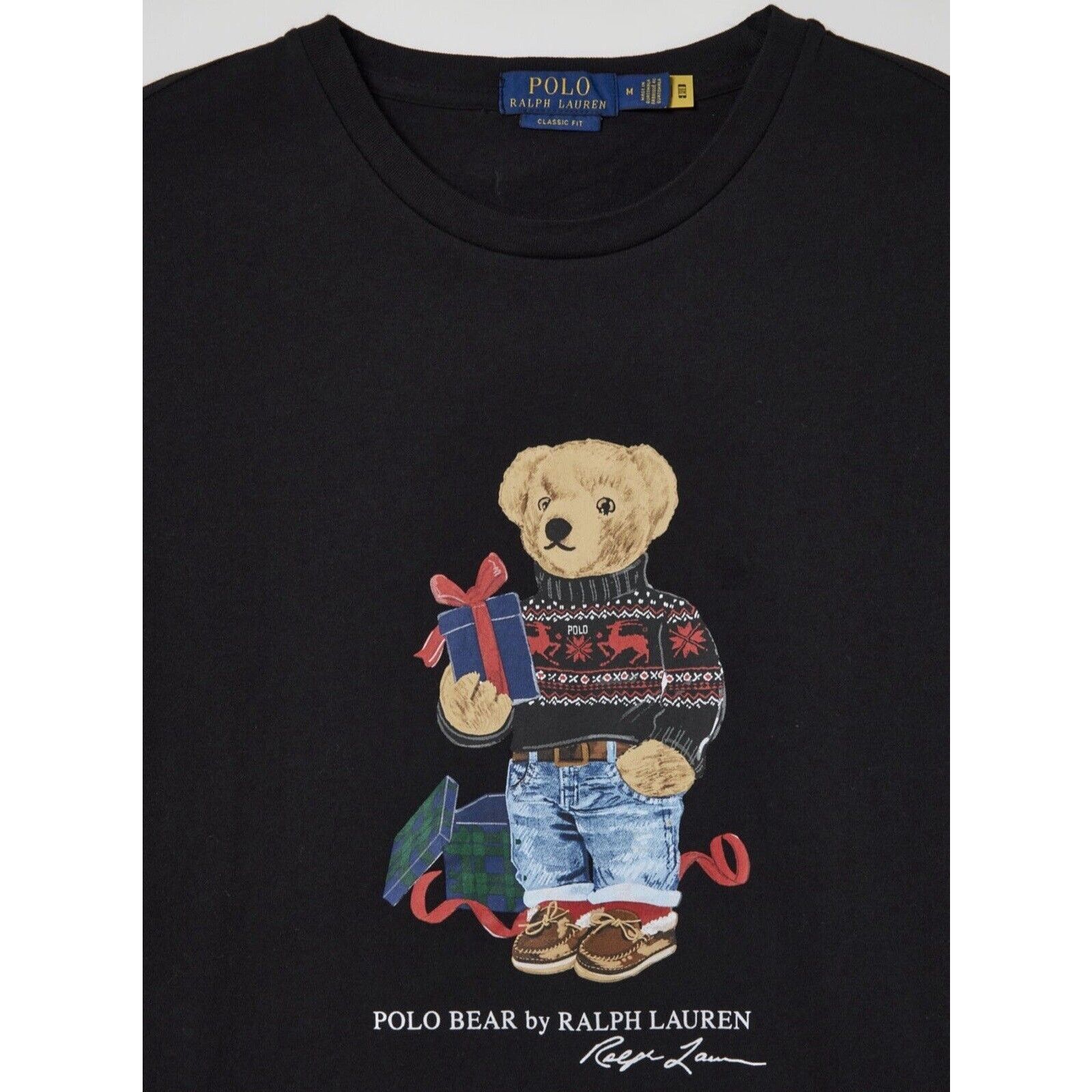 Polo Ralph Lauren Polo Ralph Lauren Polo Bear T-Shirt Men Large Black Graphic Size US L / EU 52-54 / 3 - 3 Thumbnail